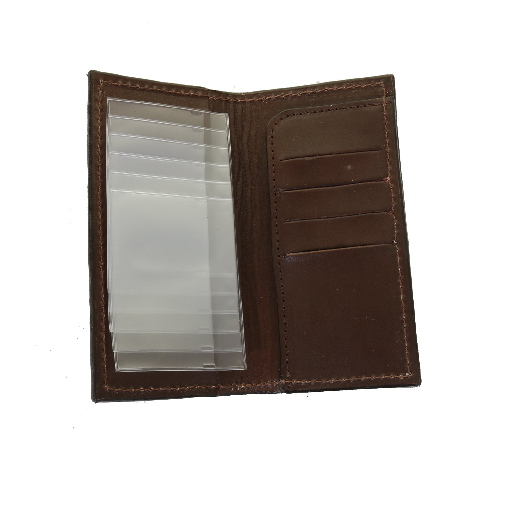 CB69 - Whiskey Elephant Print Checkbook Wallet - Double J Saddlery