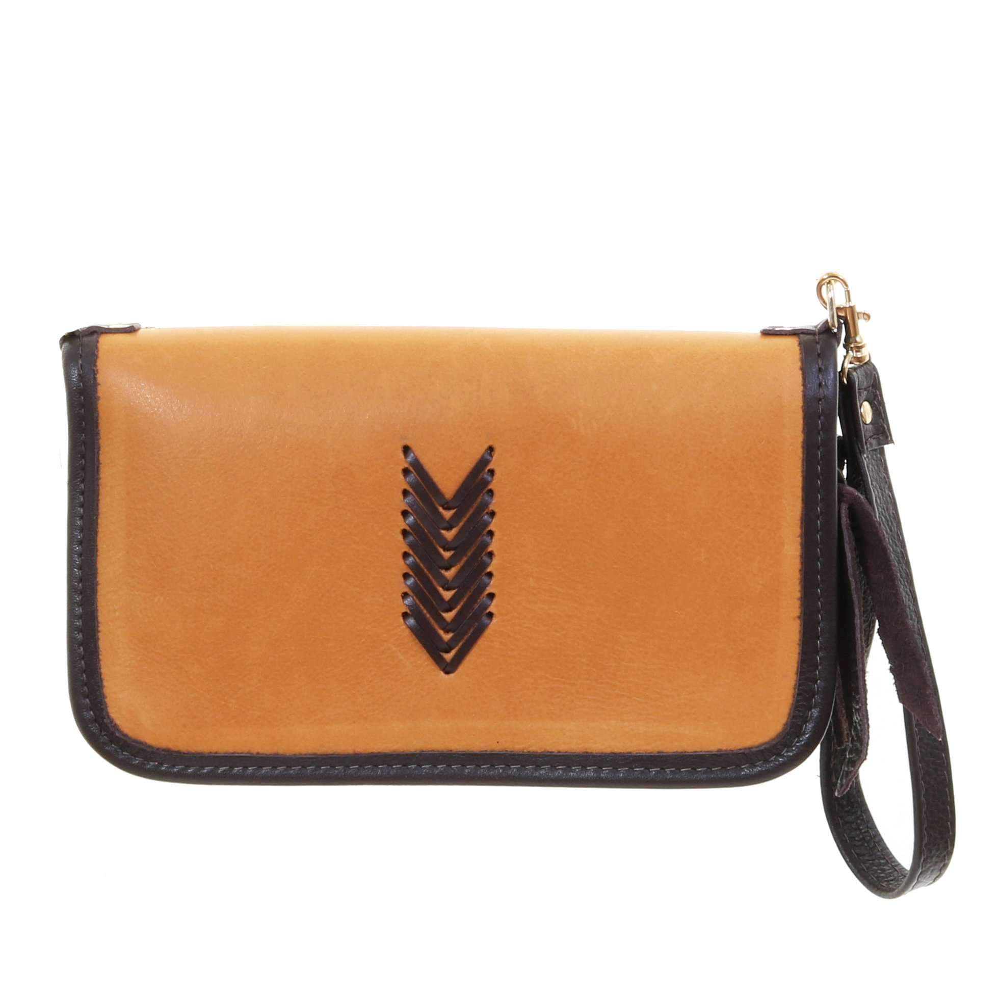 CO174 - Buckskin V Design Clutch Organizer - Double J Saddlery