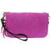 CO227 - Hot Pink Suede Clutch Organizer - Double J Saddlery