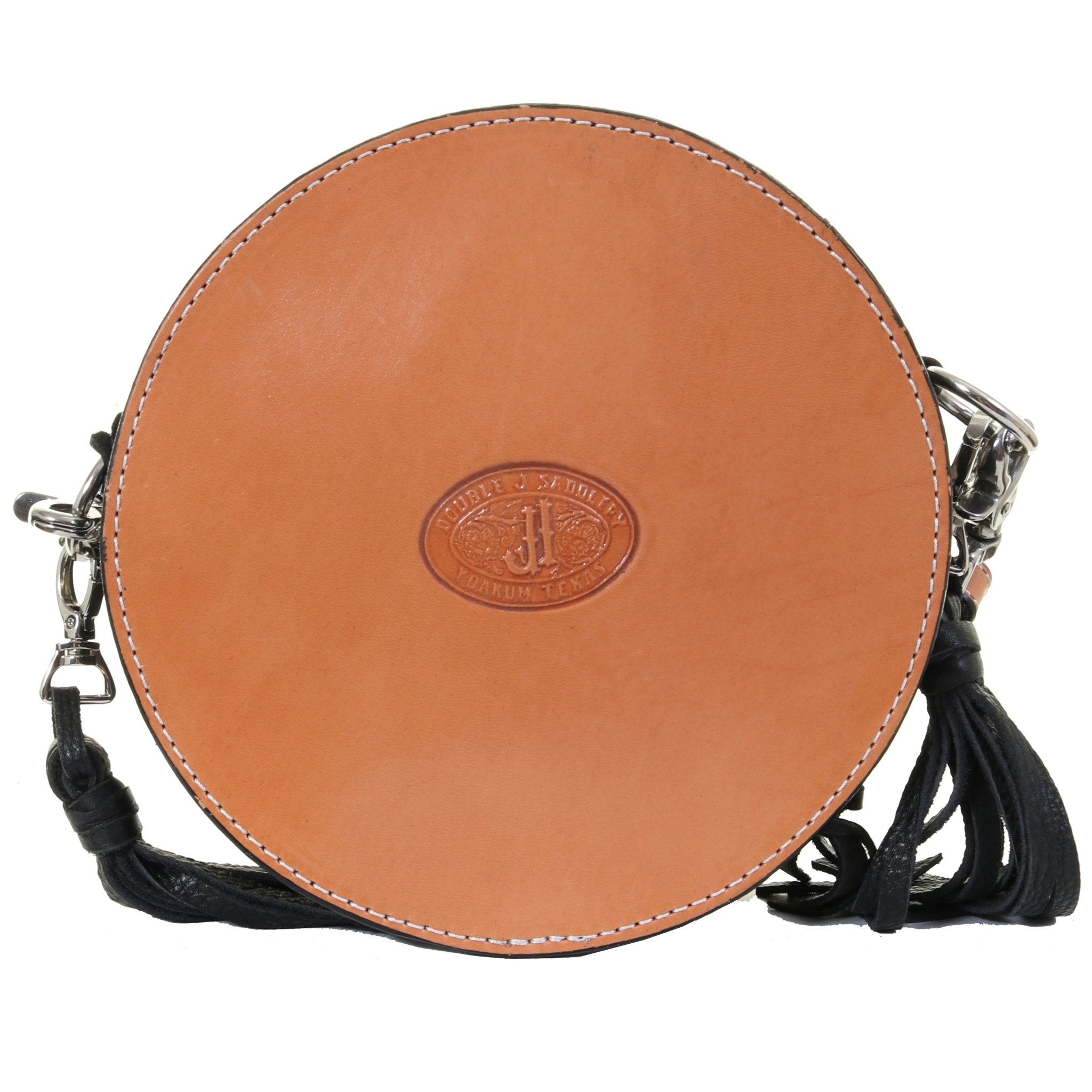 CRT11 - Sunflower Tooled Circle Tote - Double J Saddlery