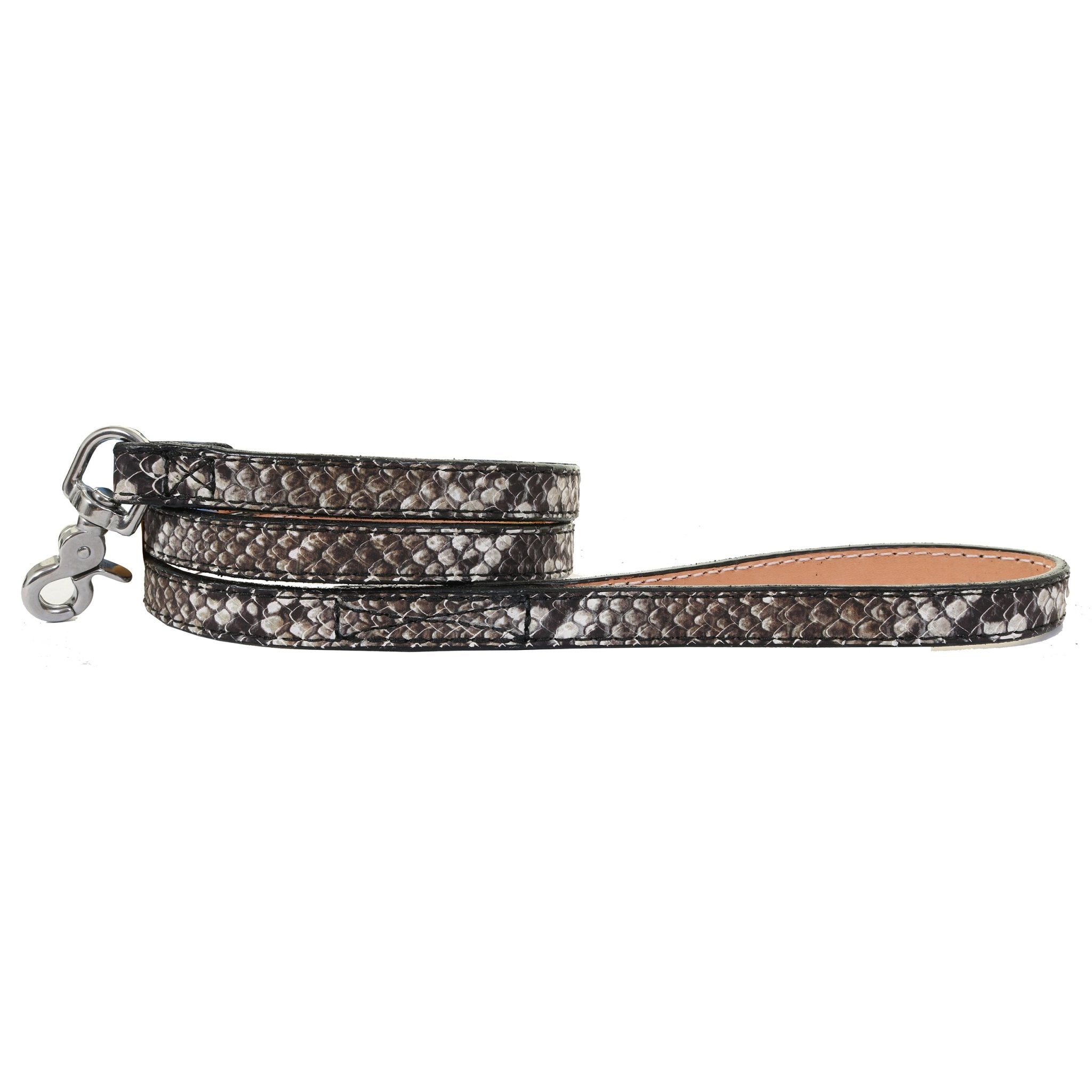 DL05 - Cobra Snake Print Dog Leash - Double J Saddlery