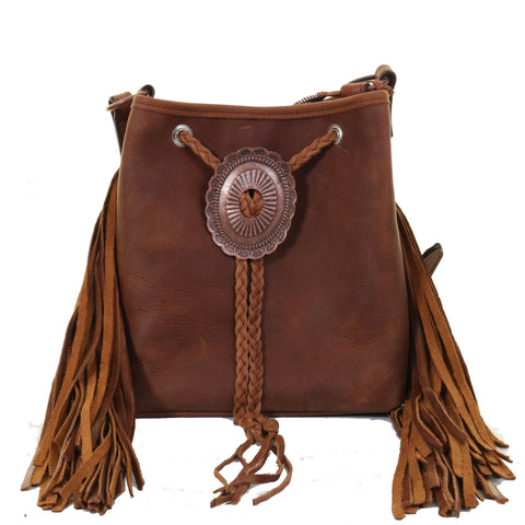 DP16 - Brandy Pull Up Drawstring Pouch Purse - Double J Saddlery