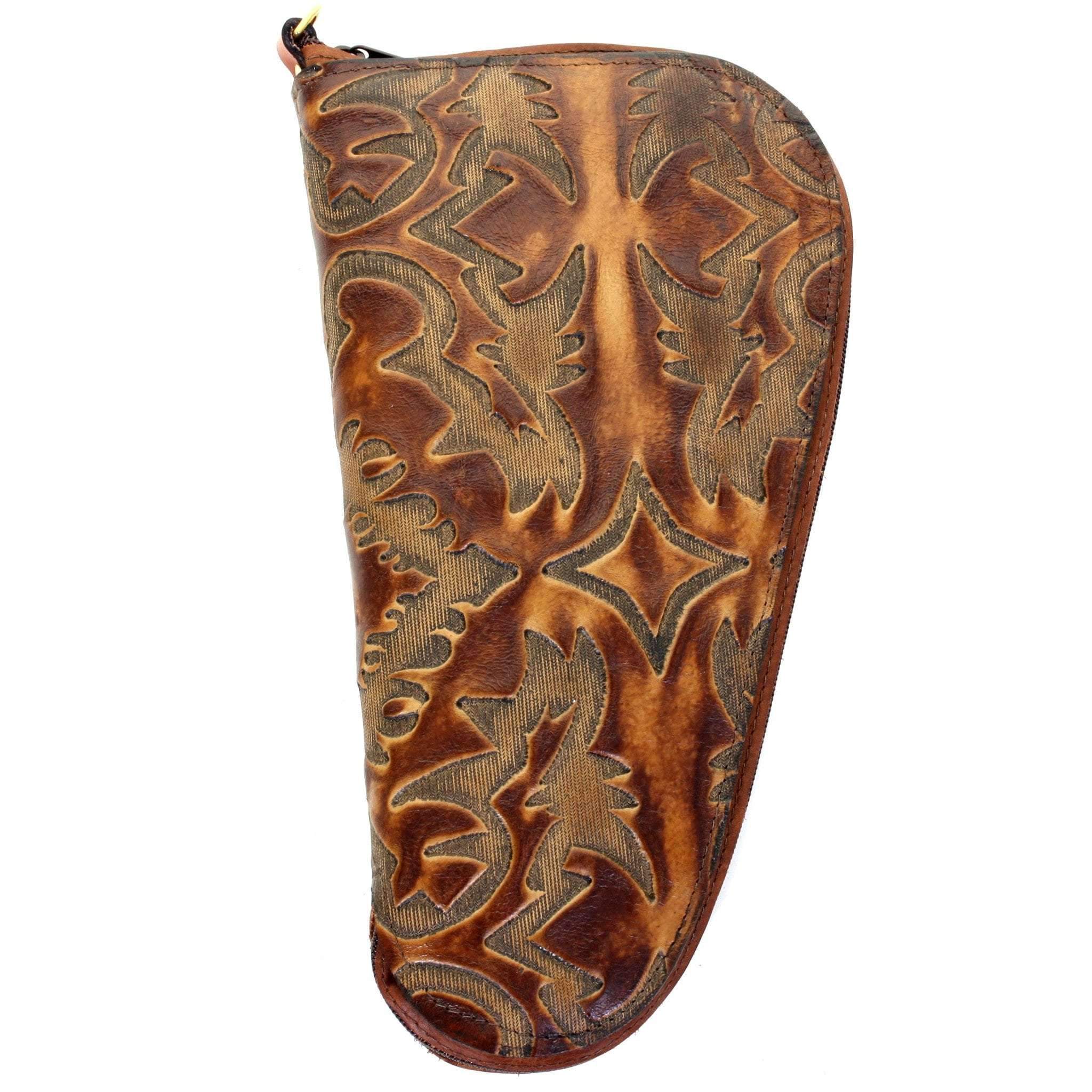 GCS48 - Laredo Burnt Brown Pistol Case - Double J Saddlery