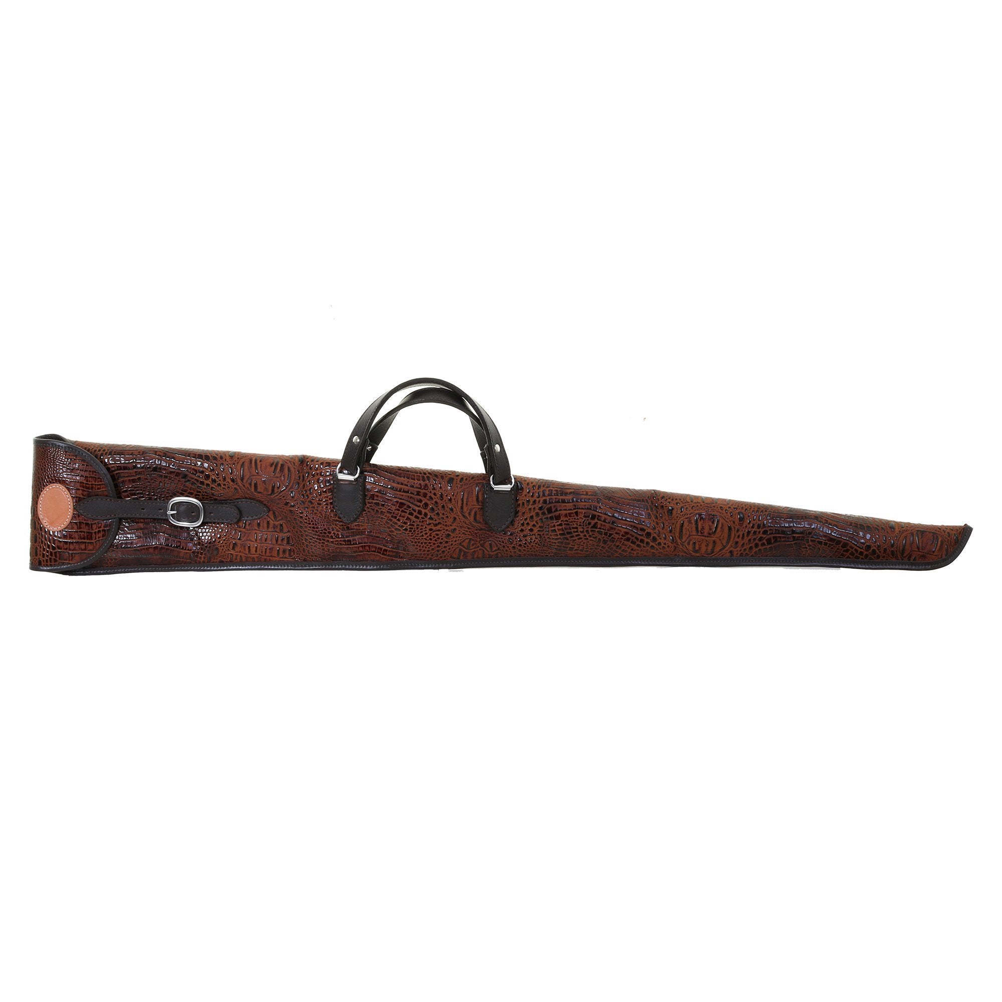 GCS68 - Autumn Crocodile Print Gun Case - Double J Saddlery
