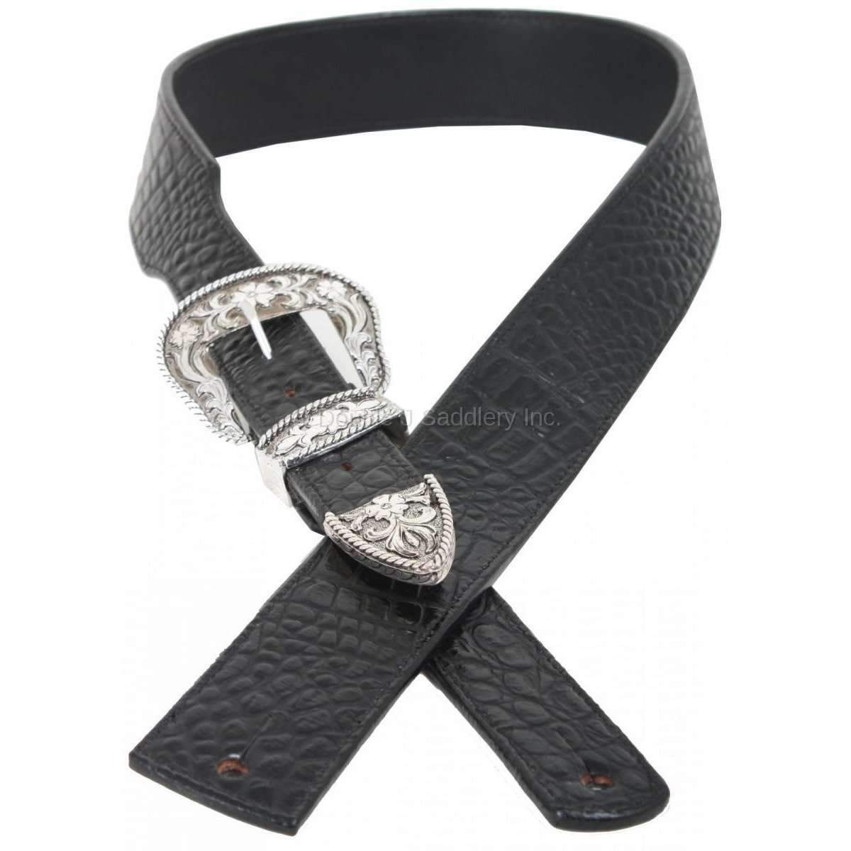 GUITARS04 - Black Gator Guitar Strap - Double J Saddlery