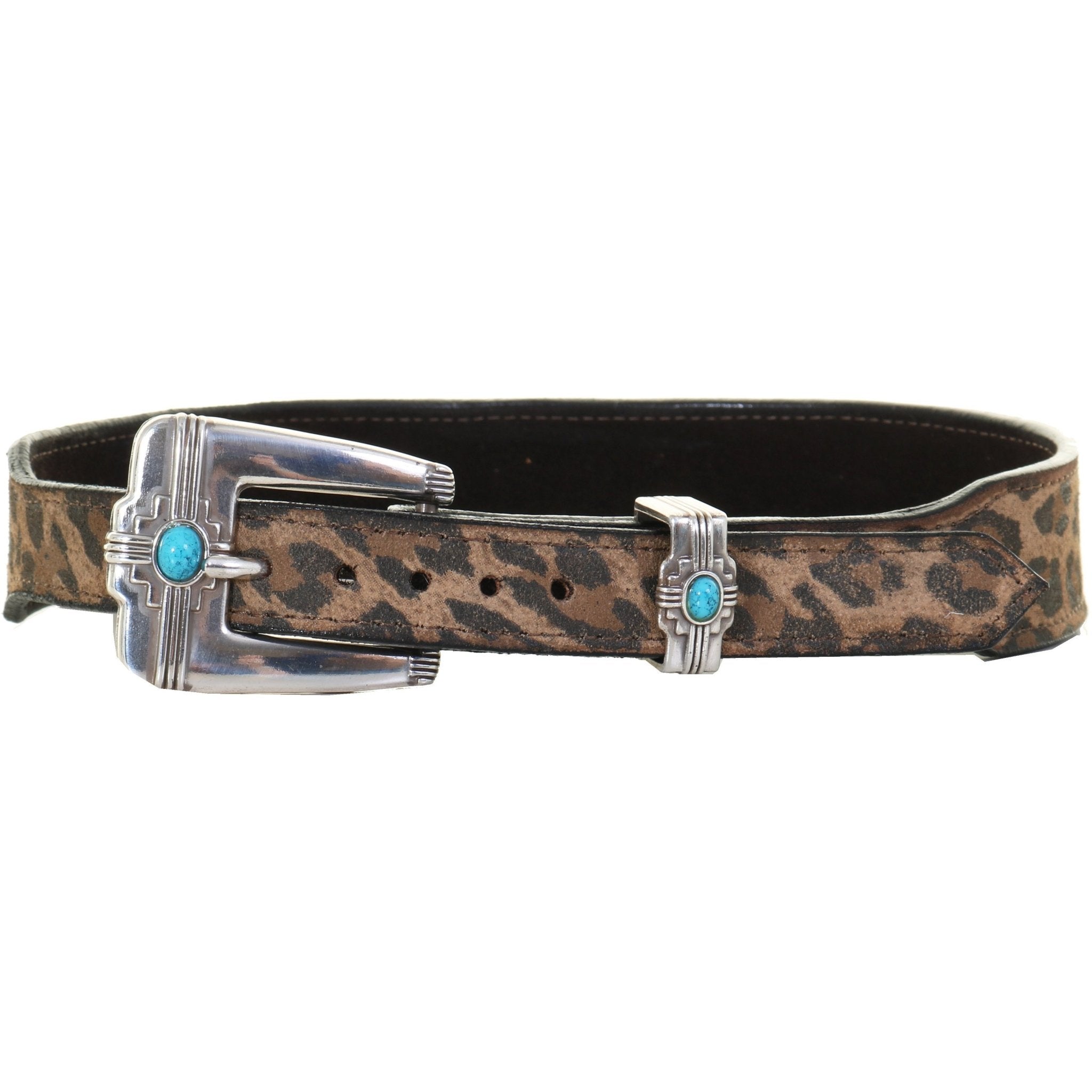HATB05 - Leopard Suede Hat Band - Double J Saddlery
