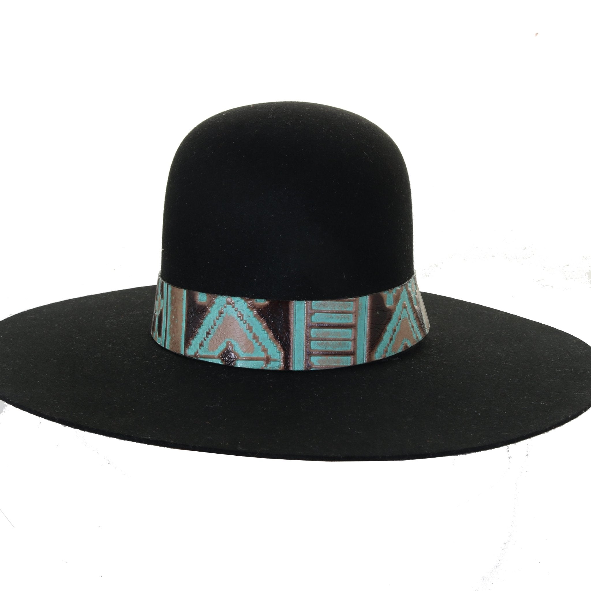 HATB38 - Turquoise Navajo Hat Band - Double J Saddlery