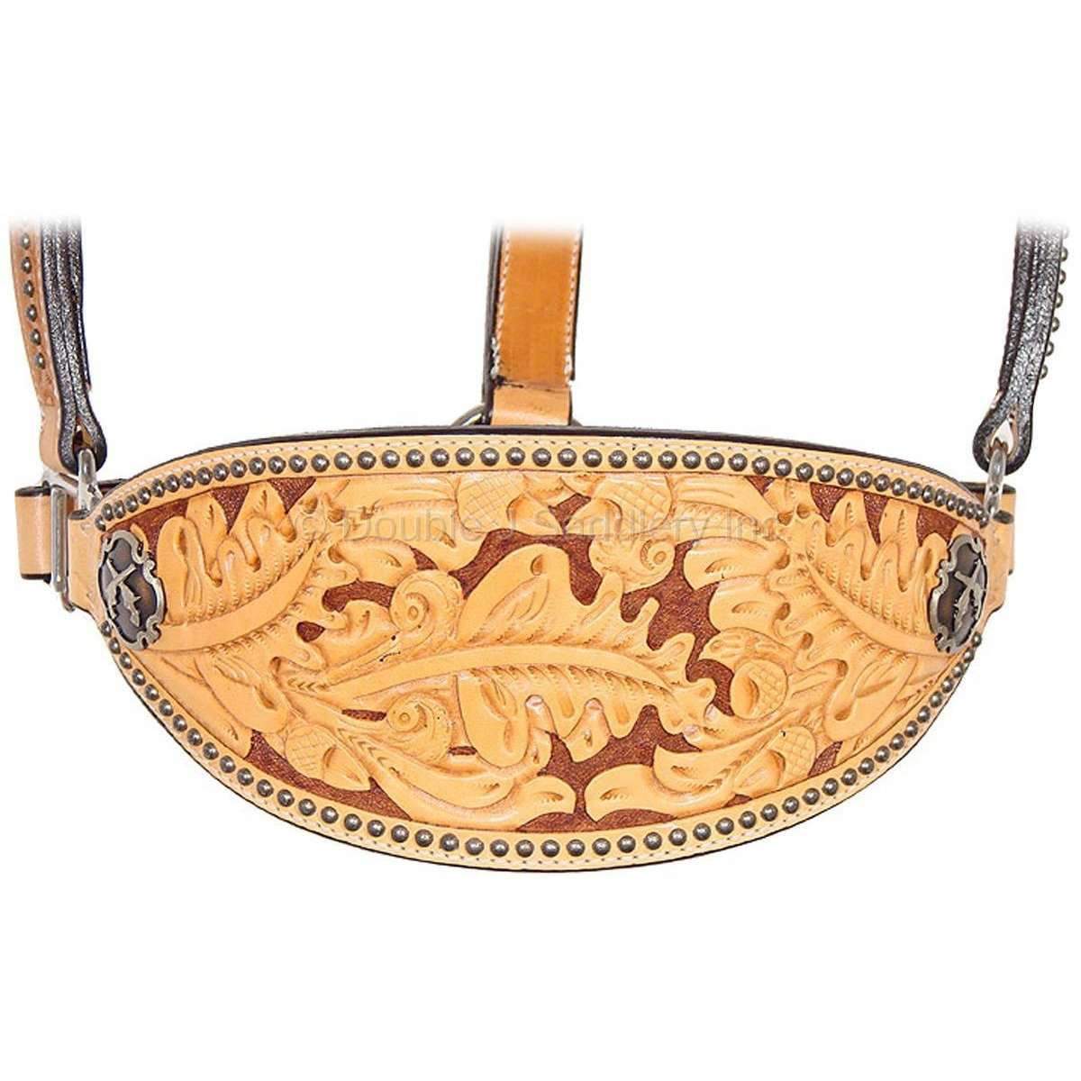 HBH14 - Hand-Tooled Halter - Double J Saddlery