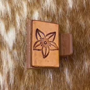 HC33 - Pozzi Tooled Hair Clip - Double J Saddlery
