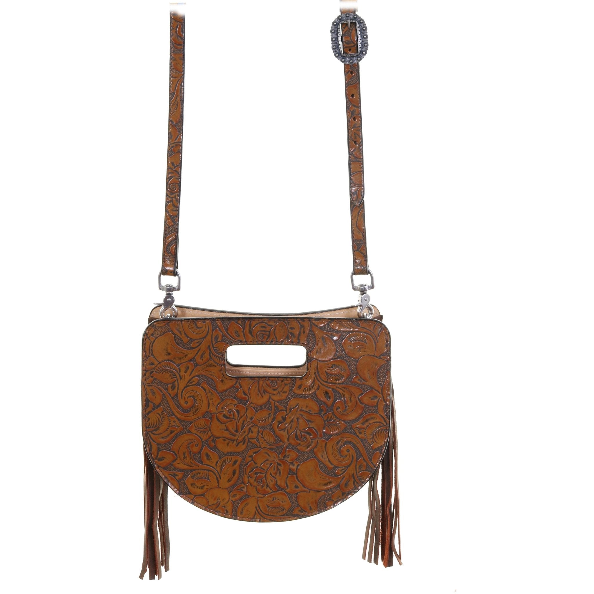 HCC10 - Havanna Floral Half Circle Clutch - Double J Saddlery