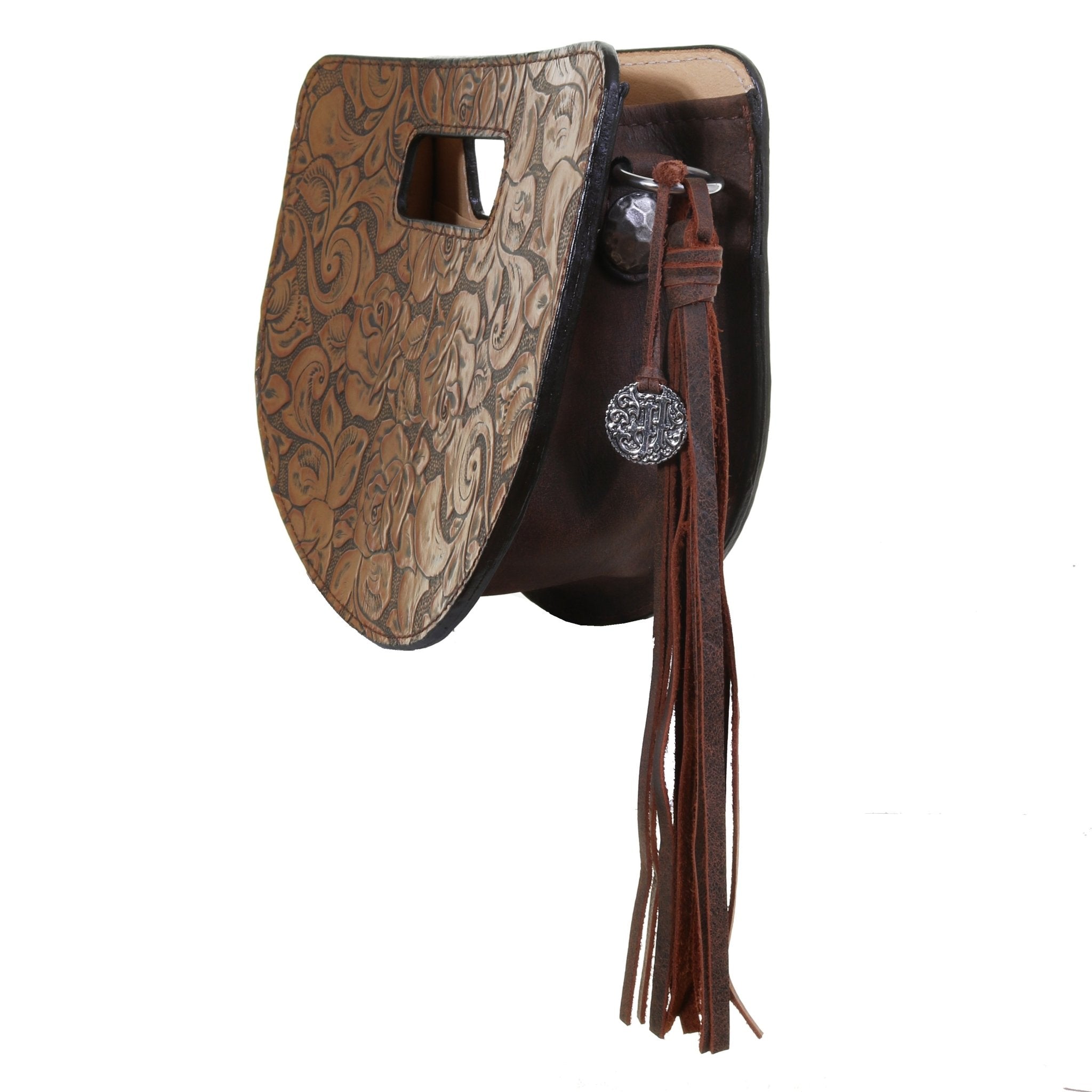 HCC10 - Havanna Floral Half Circle Clutch - Double J Saddlery