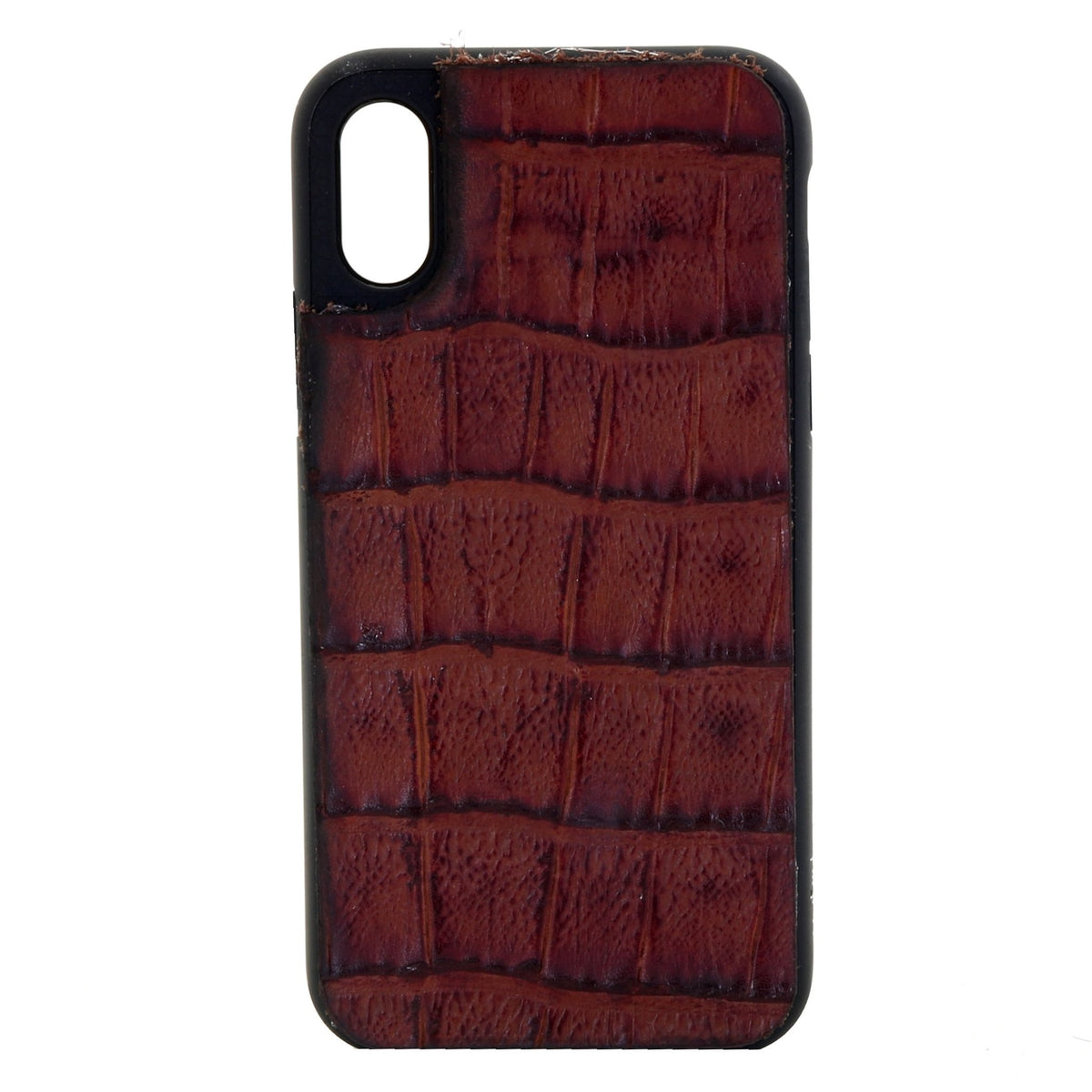 HPC72 - Knife Tail Cognac Gator Print iPhone Case HPC72 - Knife Tail Cognac Gator Print iPhone Case