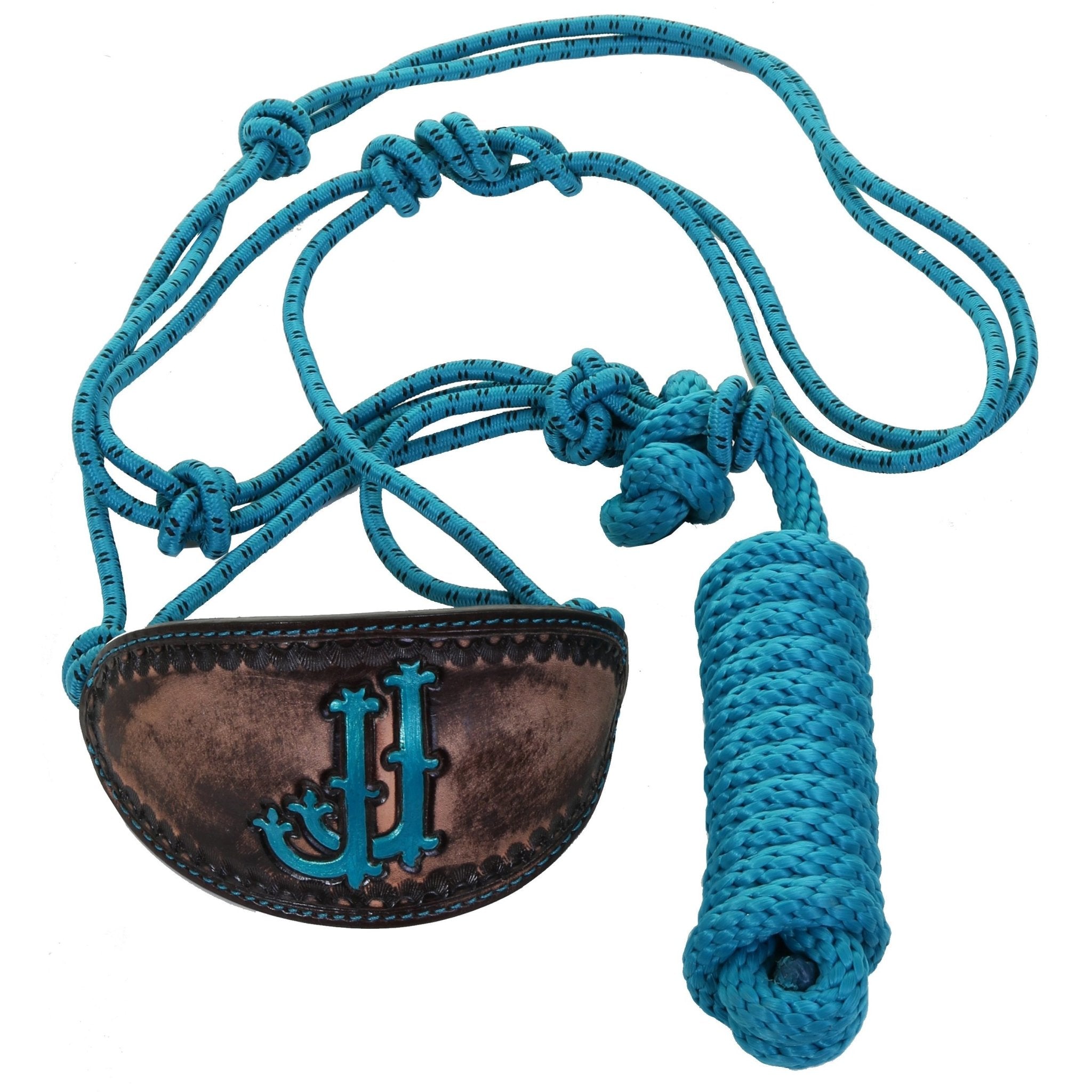 HRH45 - Brown Vintage Rope Halter - Double J Saddlery