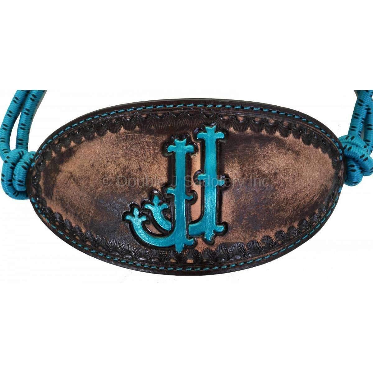 HRH45 - Brown Vintage Rope Halter - Double J Saddlery