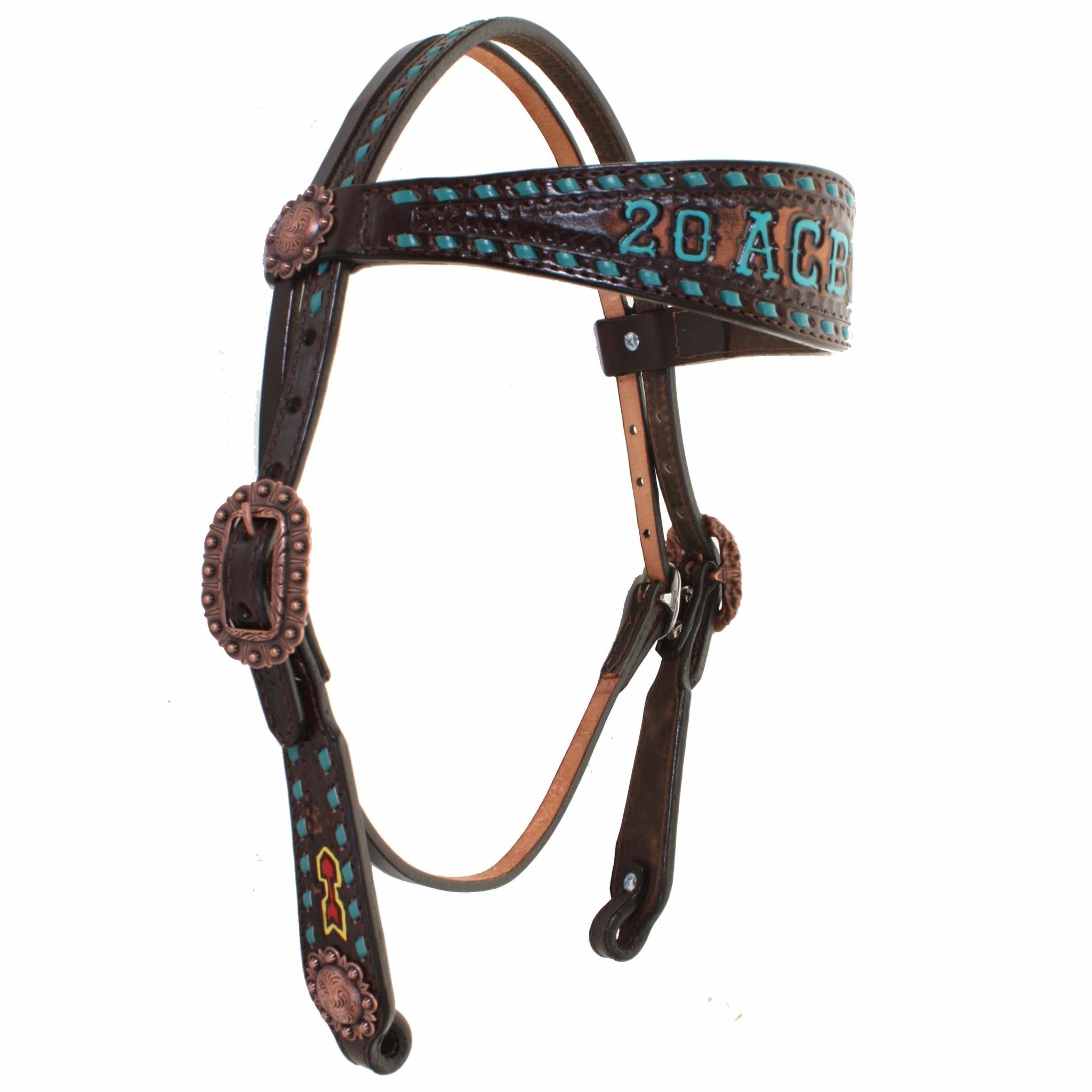 HTROPHY05 - Trophy Headstall - Double J Saddlery