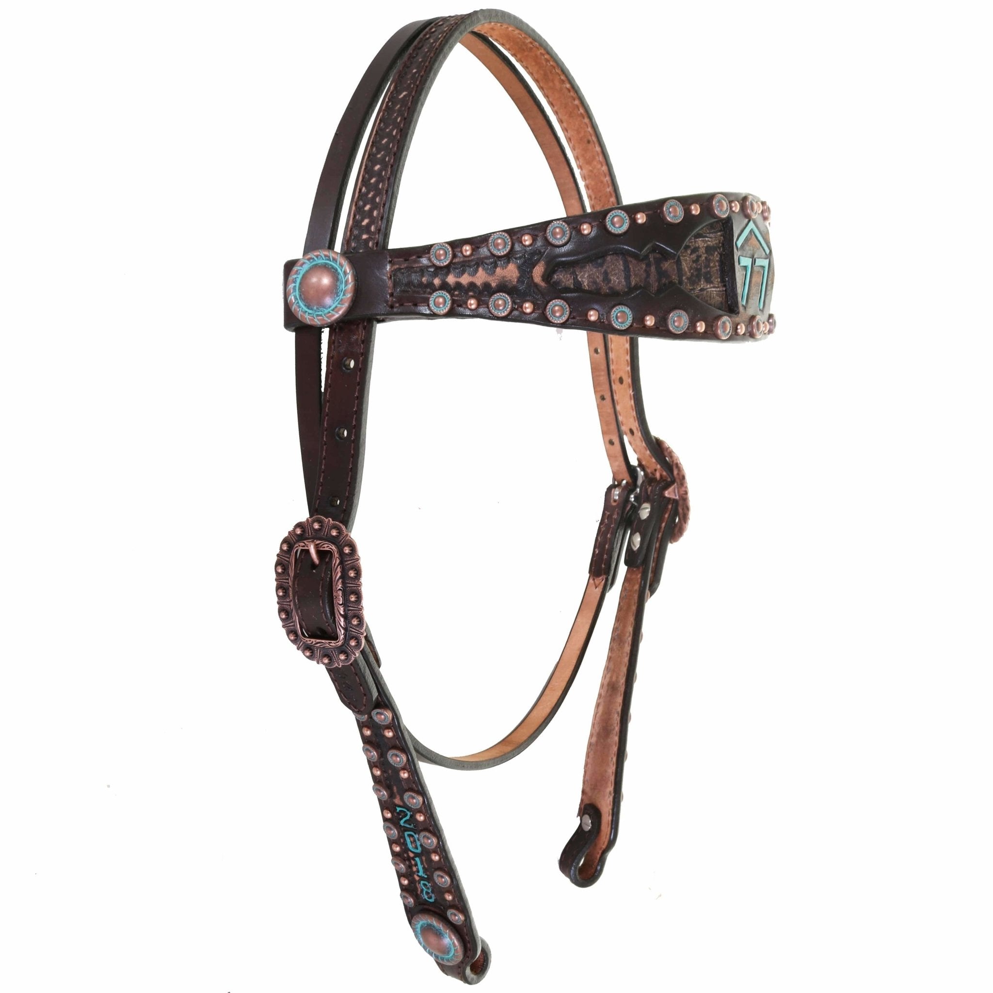 HTROPHY12 - Trophy Headstall - Double J Saddlery