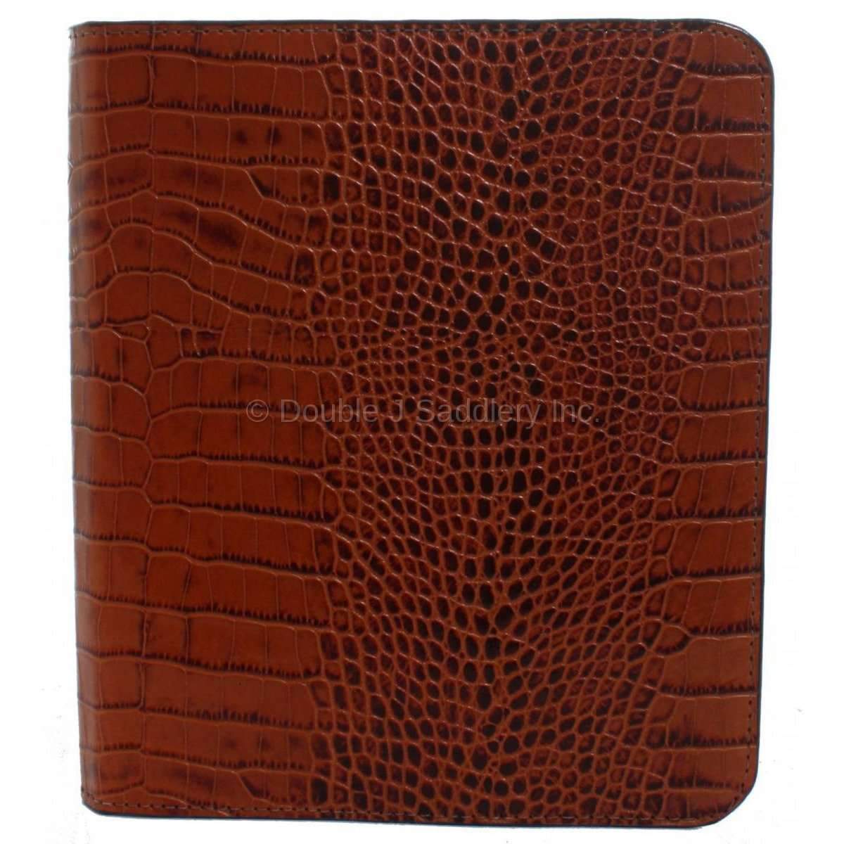 IC17 - Cognac Mini Africana Print iPad Cover - Double J Saddlery