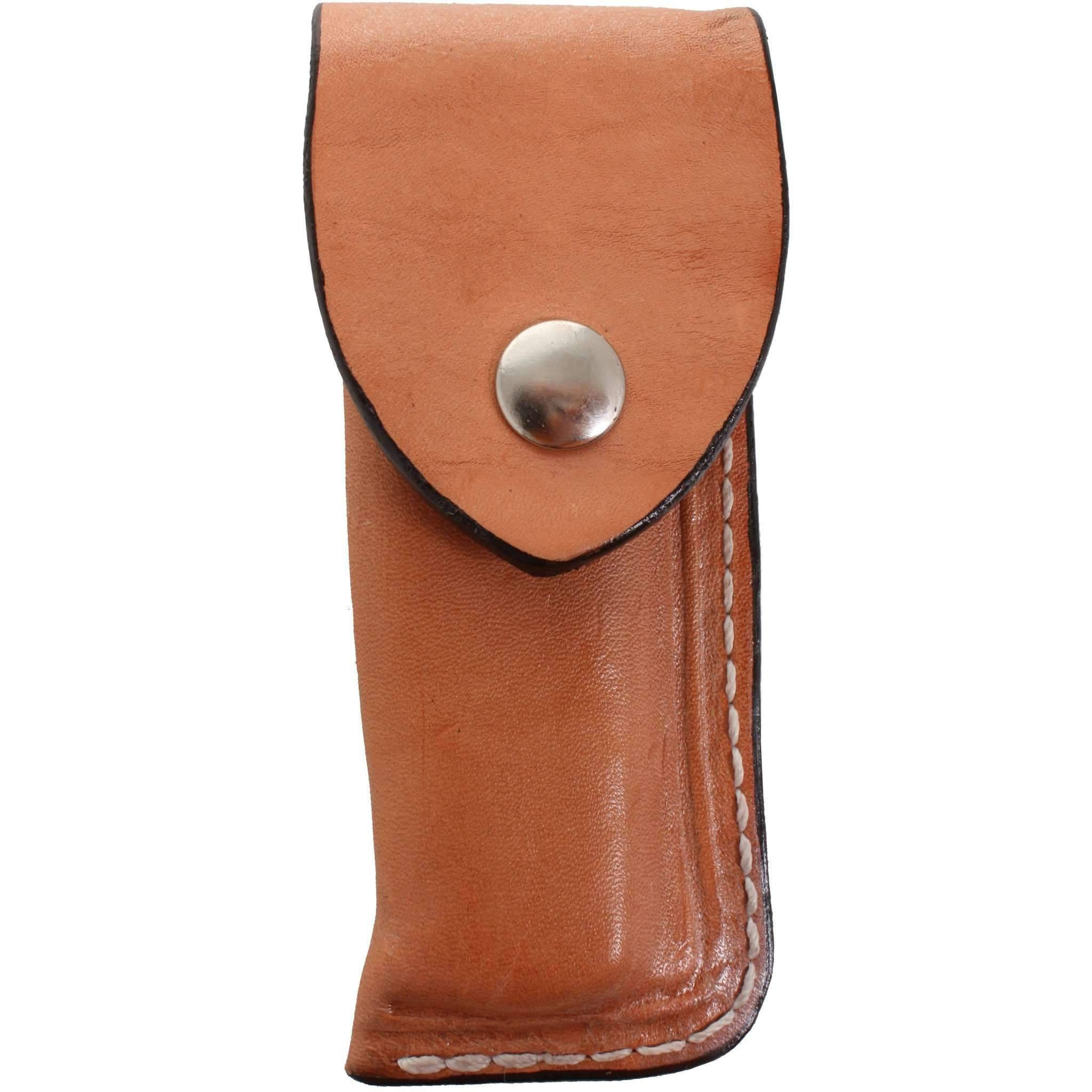 KS26 - Knife Scabbard Natural Leather - Double J Saddlery