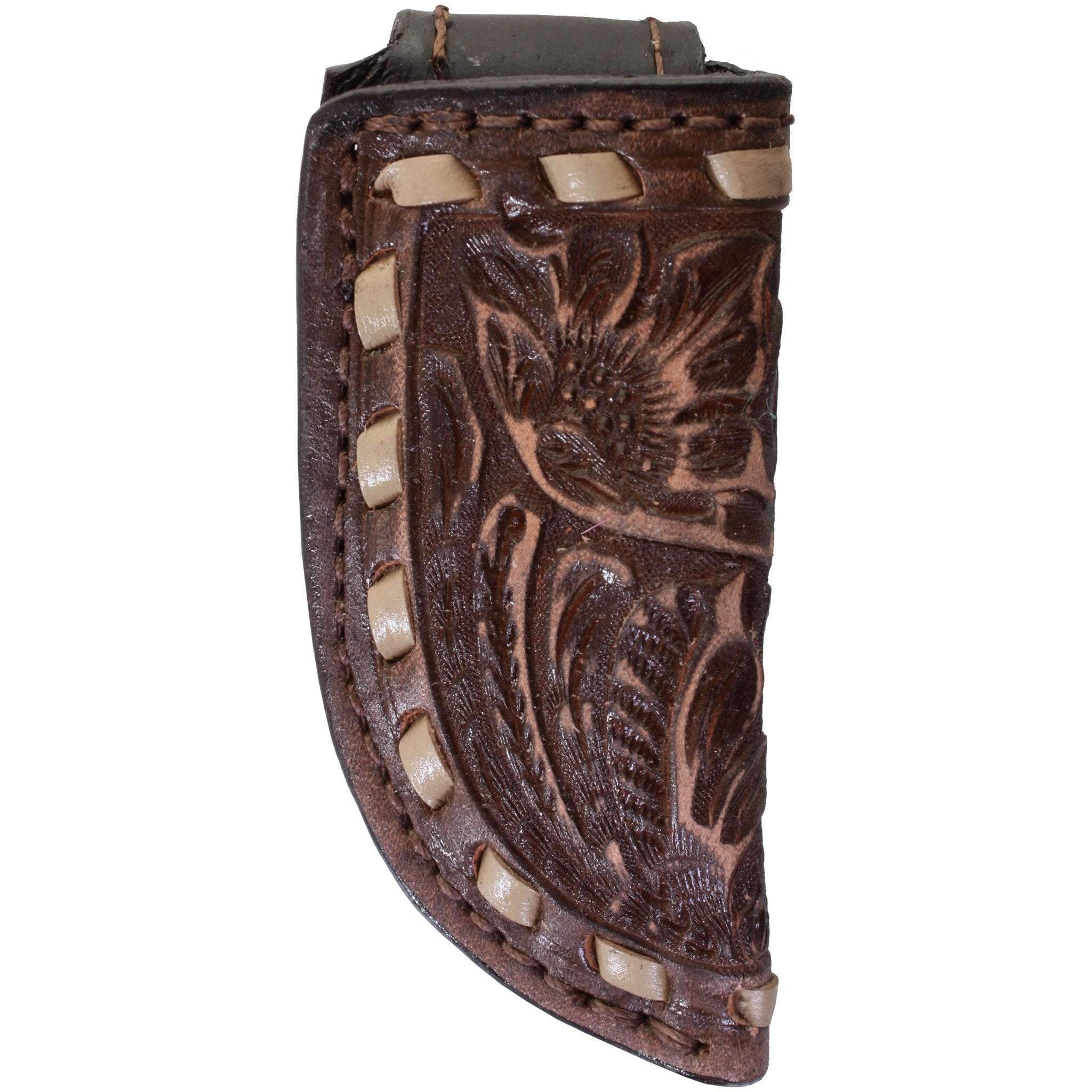 KS29 - Brown Vintage Knife Scabbard - Double J Saddlery