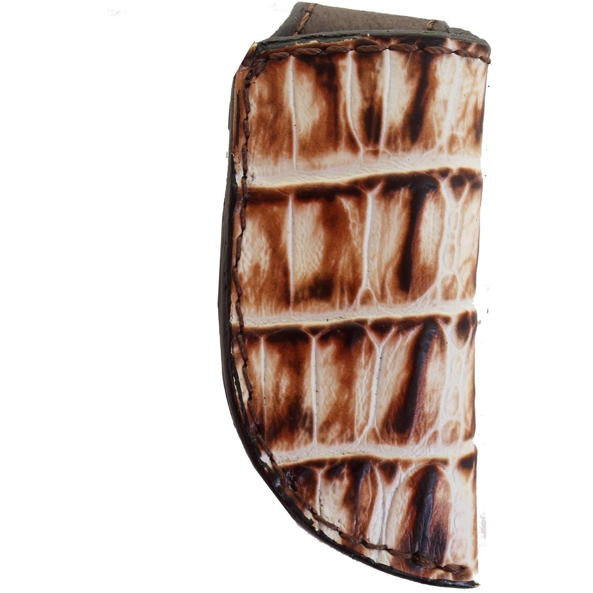 KS42 - Desert Storm Gator Print Knife Scabbard - Double J Saddlery