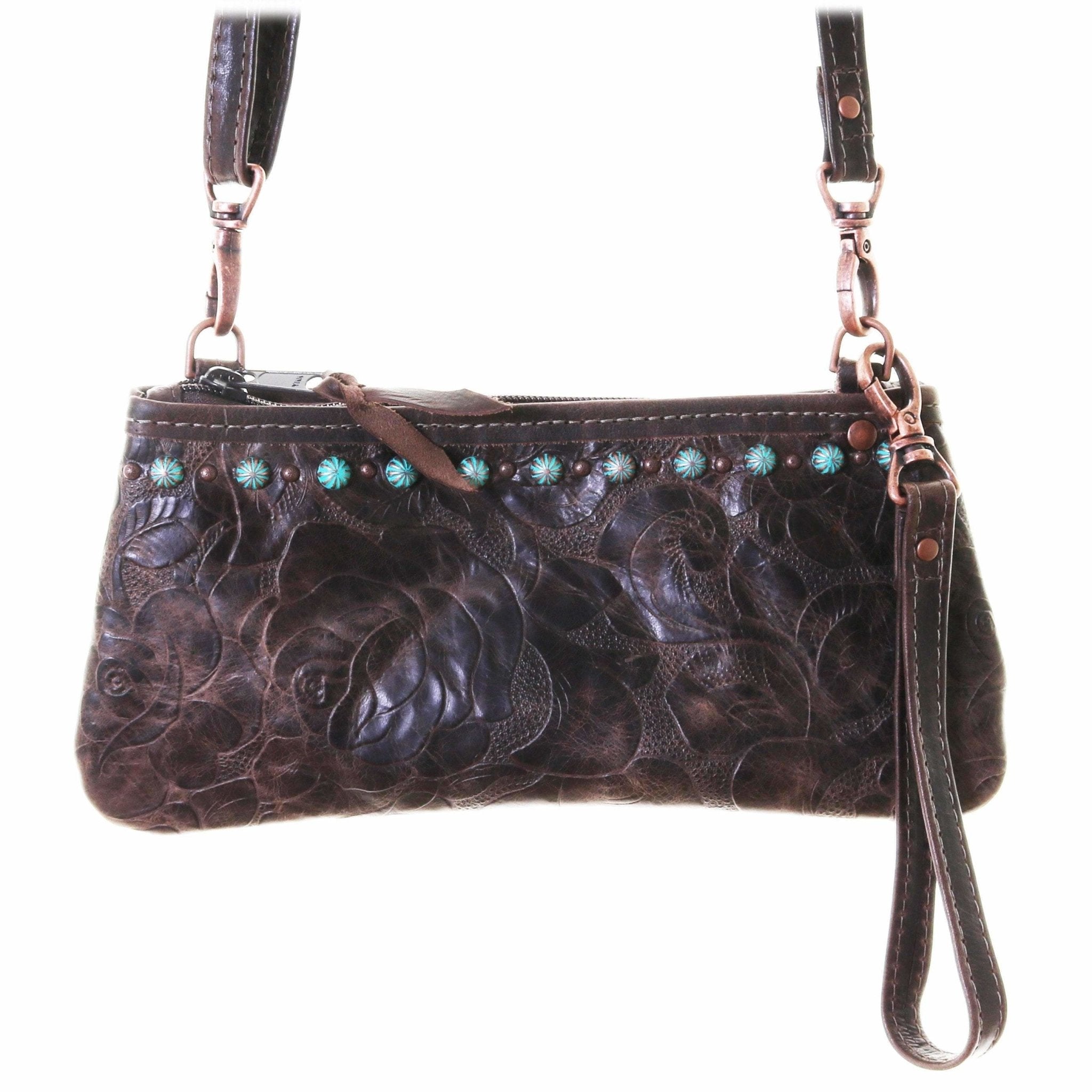 LC57 - Vintage Rose Little Clutch - Double J Saddlery