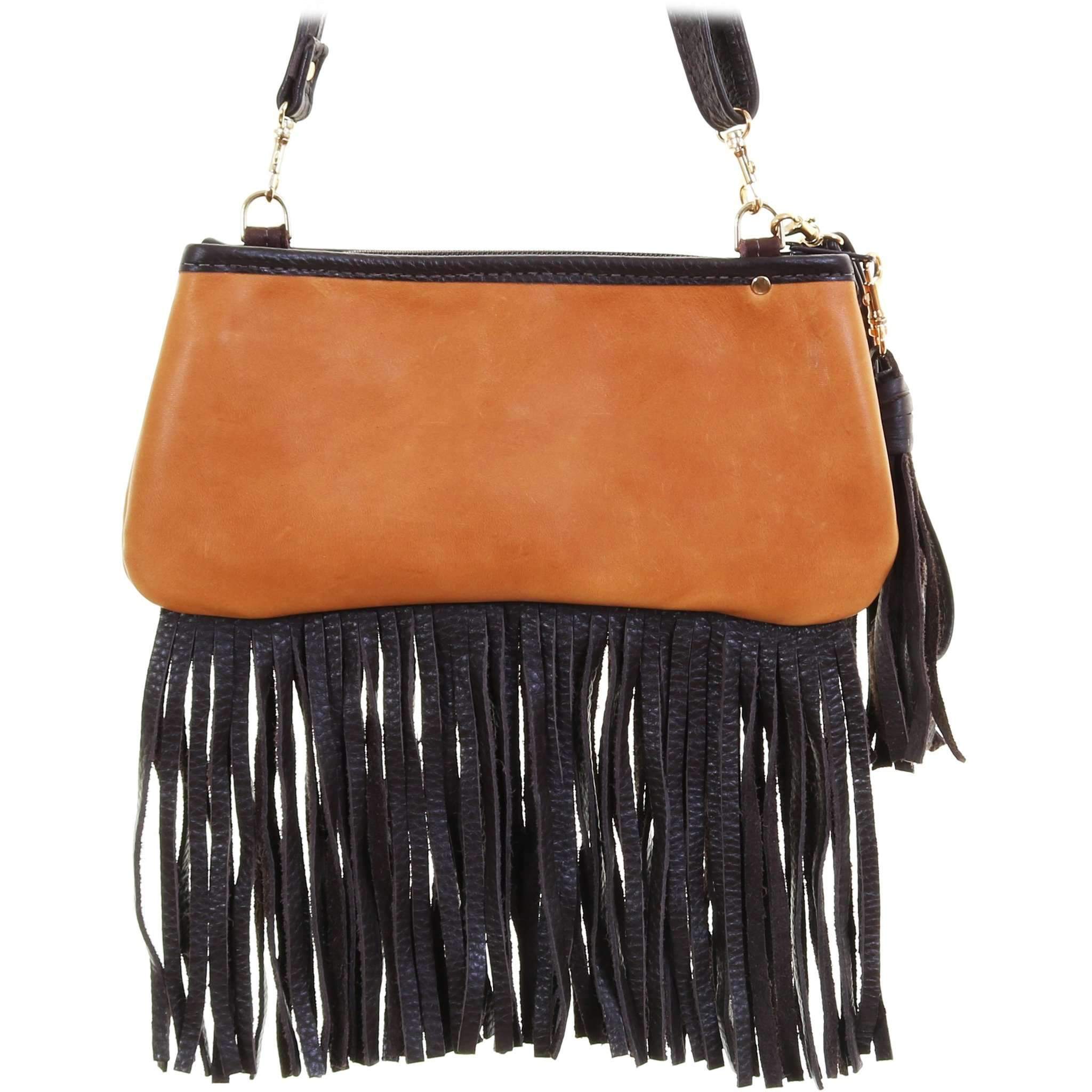 LC63 - Buckskin V Design Little Clutch - Double J Saddlery