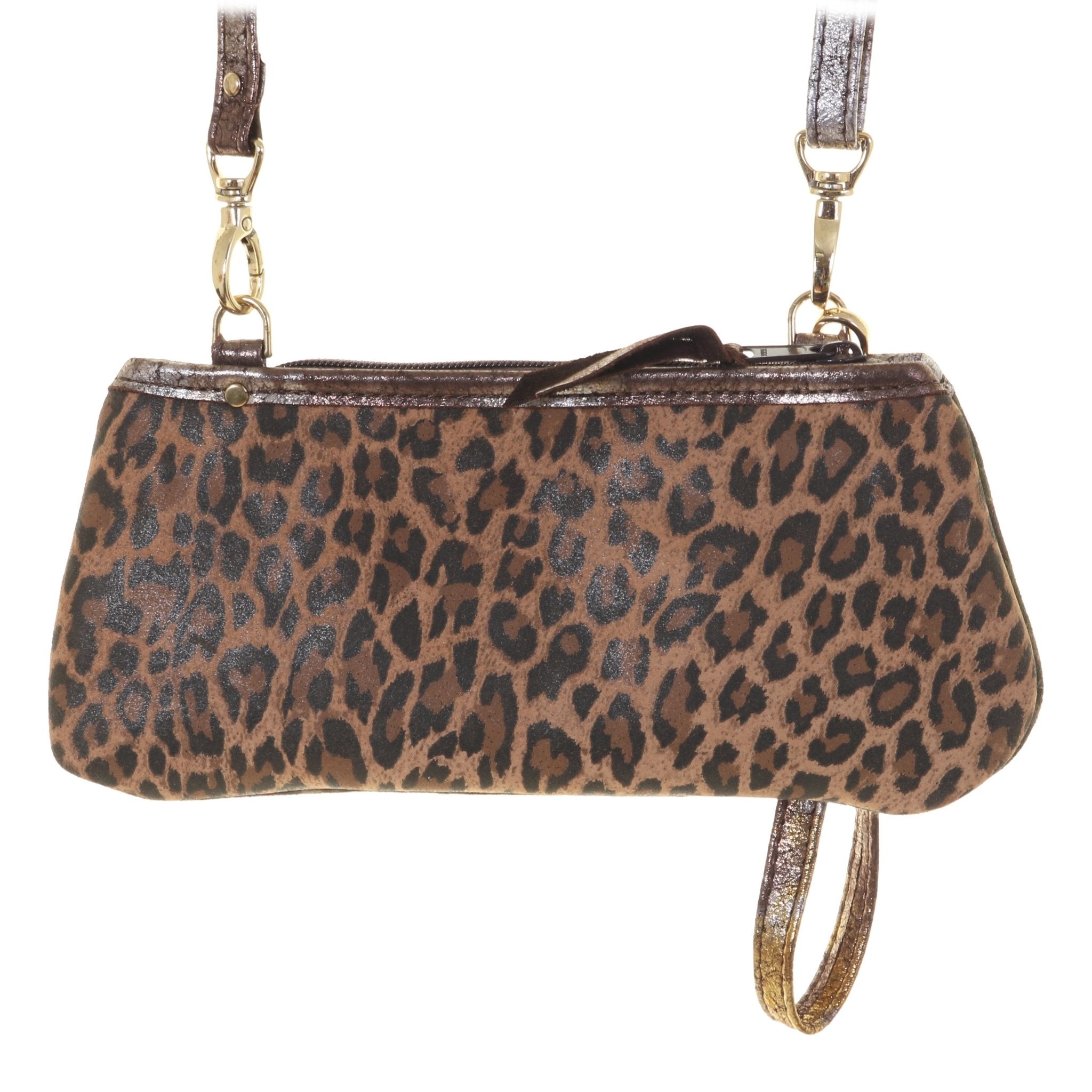 LC89 - Camo and Leopard Suede Print Little Clutch - Double J Saddlery