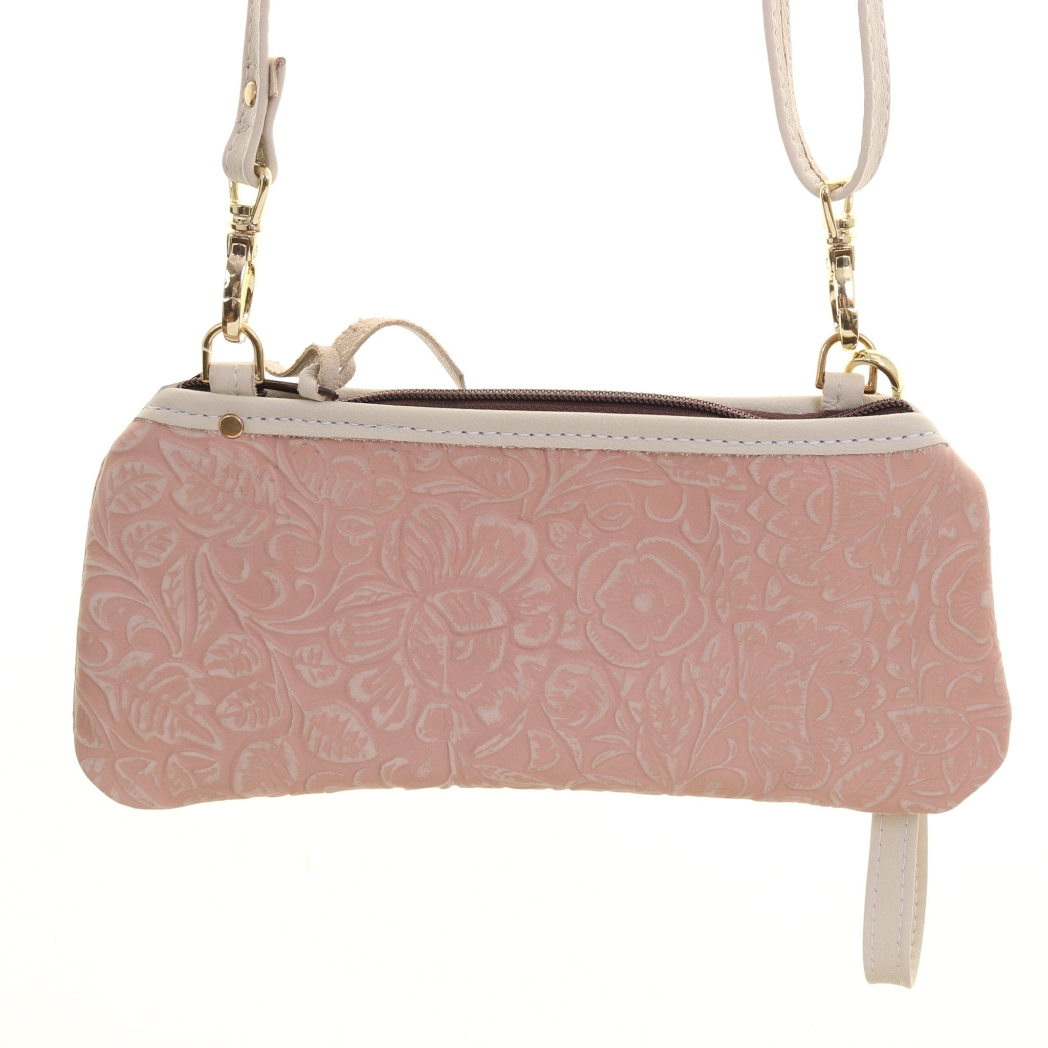 LC94 - Peach Floral Little Clutch - Double J Saddlery