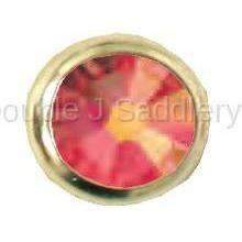 Light Siam Swarovski Crystal - BCSS09-34 - Double J Saddlery