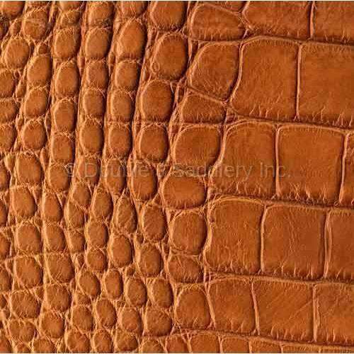 Lite Tan Genuine American Gator Leather - SLAMERICAN - Double J Saddlery