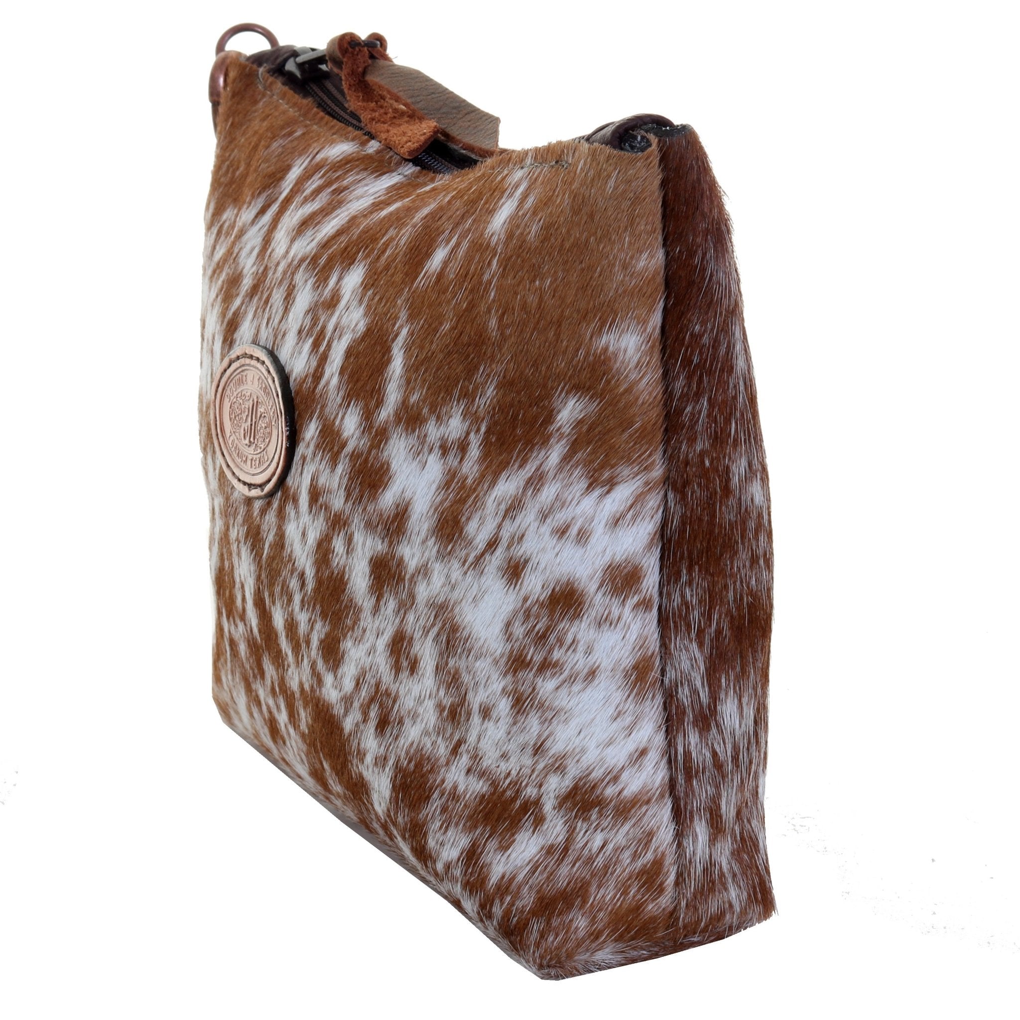 LMP03 - Roan Cowhide Large Makeup Pouch - Double J Saddlery