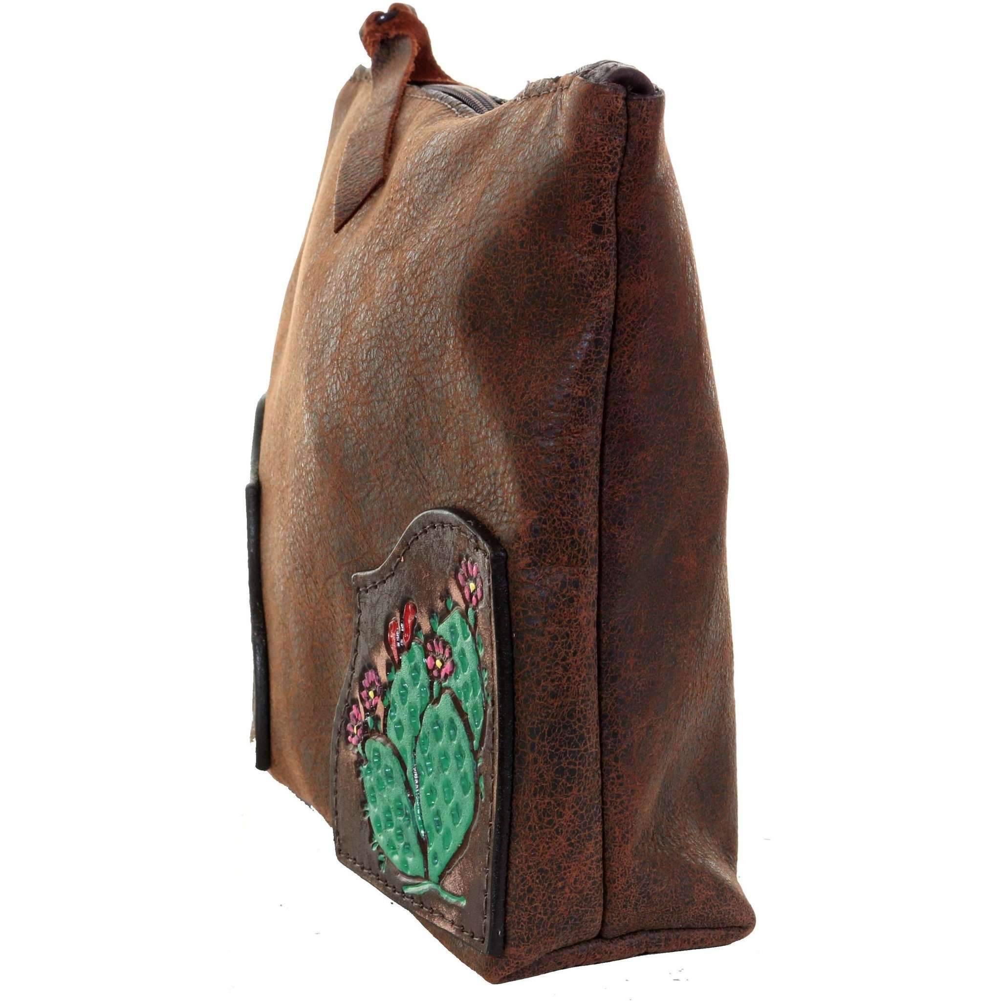 LMP09 - Prickly Pear Large Makeup Pouch - Double J Saddlery