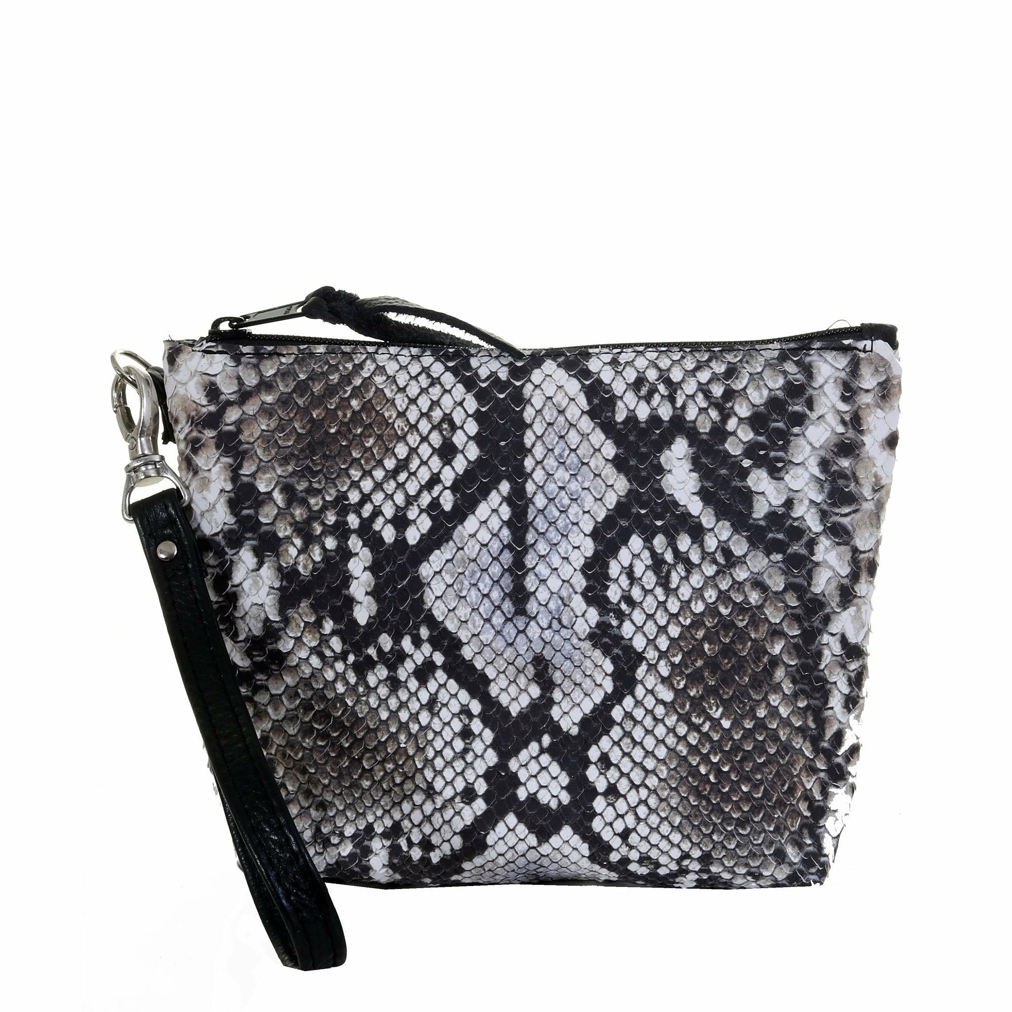 LMP13 - Cobra Snake Print Large Makeup Pouch - Double J Saddlery