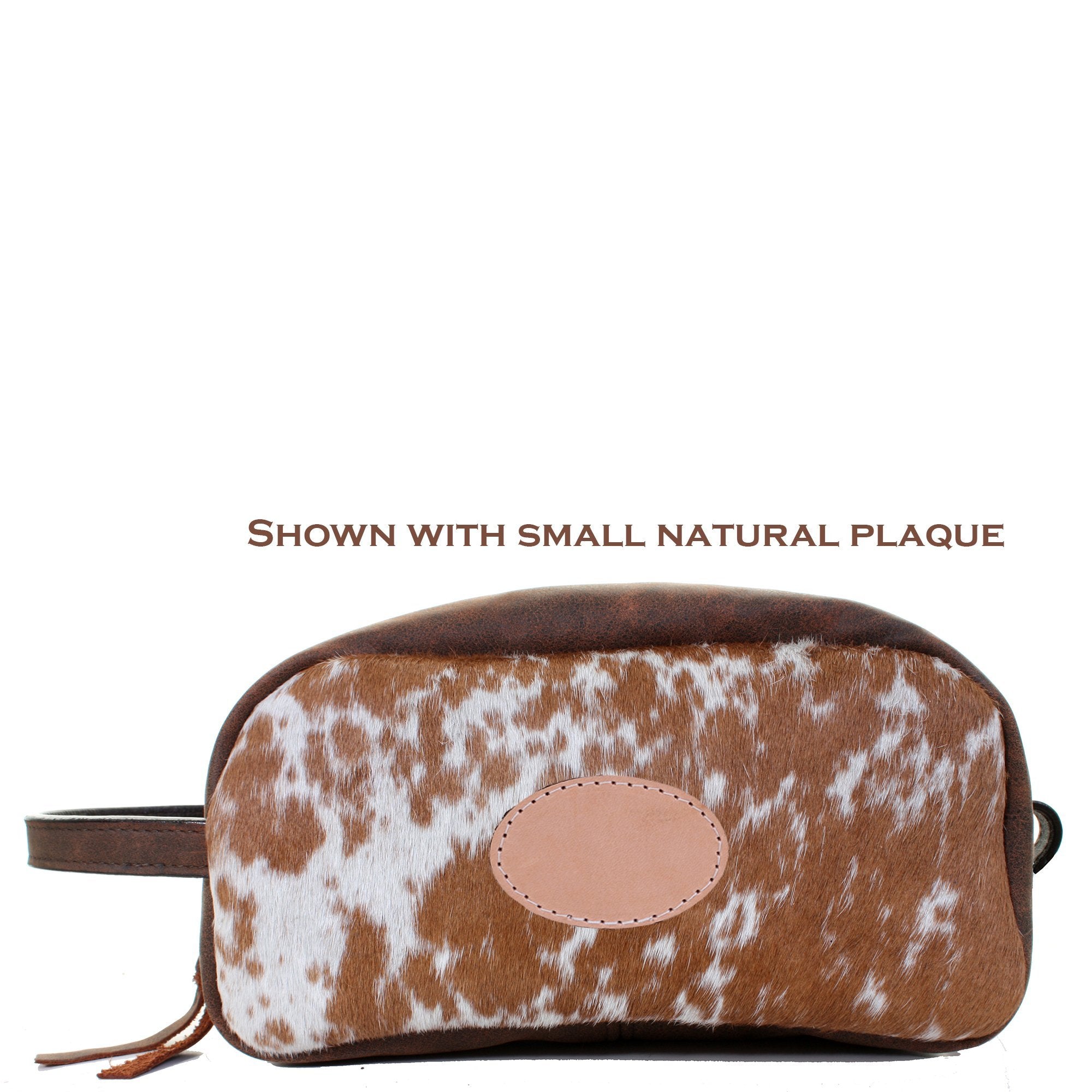 LSK36 - Roan Cowhide Shaving Bag - Double J Saddlery