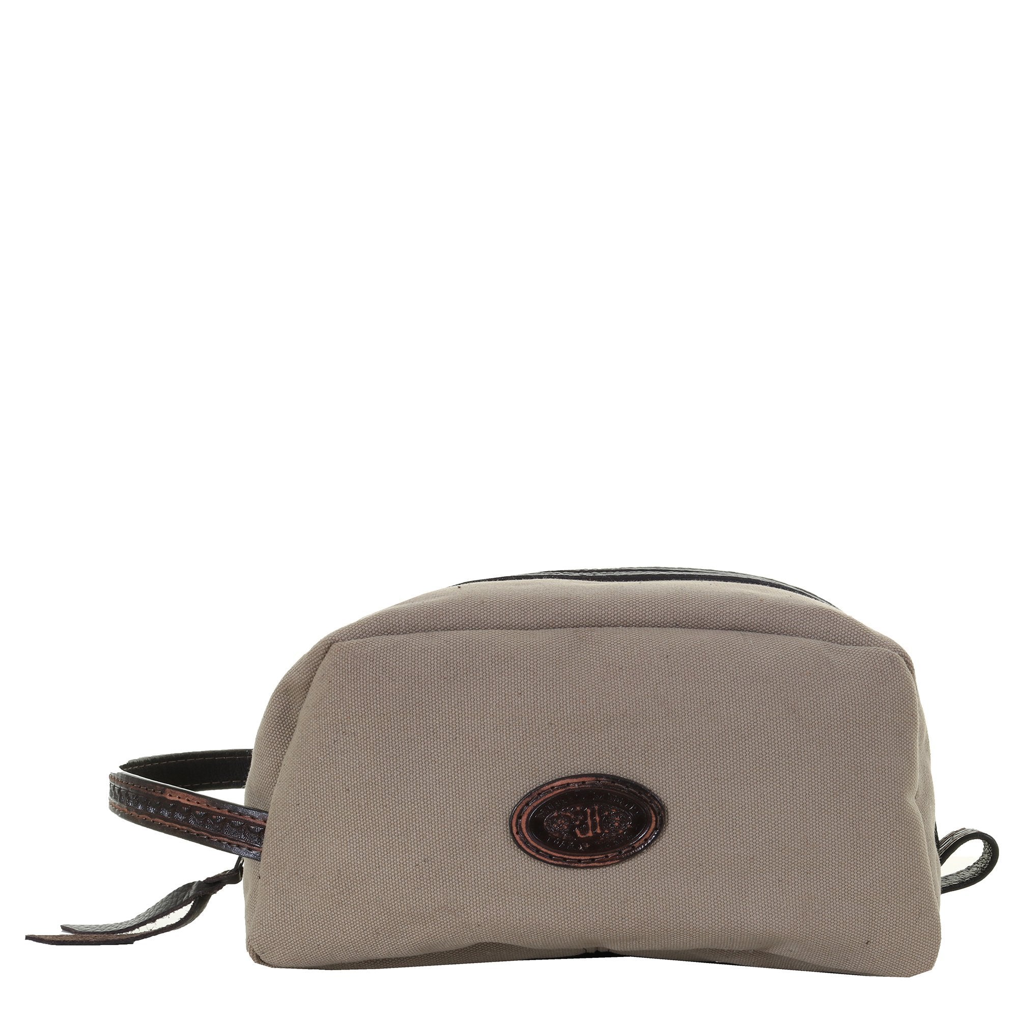 LSK62 - Khaki Canvas Shaving Bag - Double J Saddlery