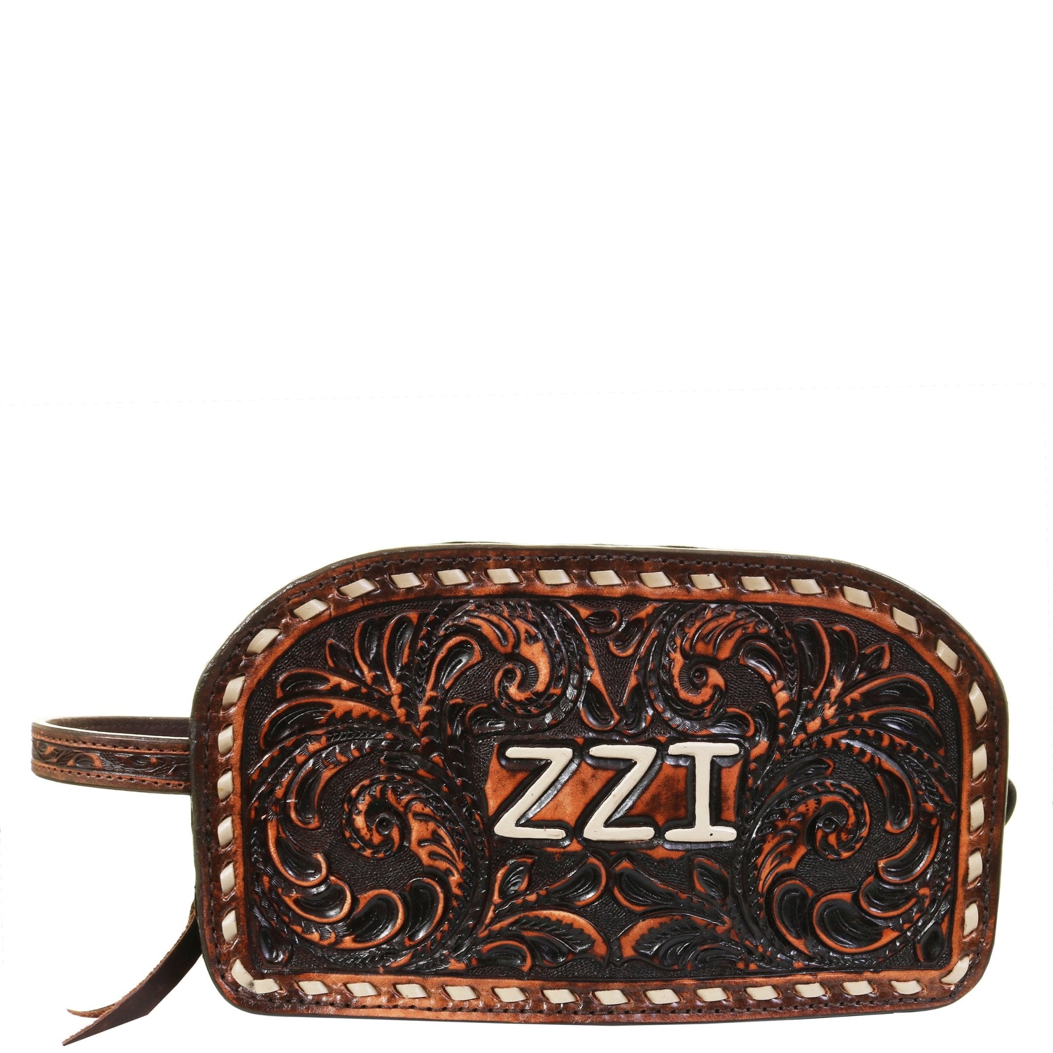 LSK75 - Brown Vintage Shaving Bag - Double J Saddlery