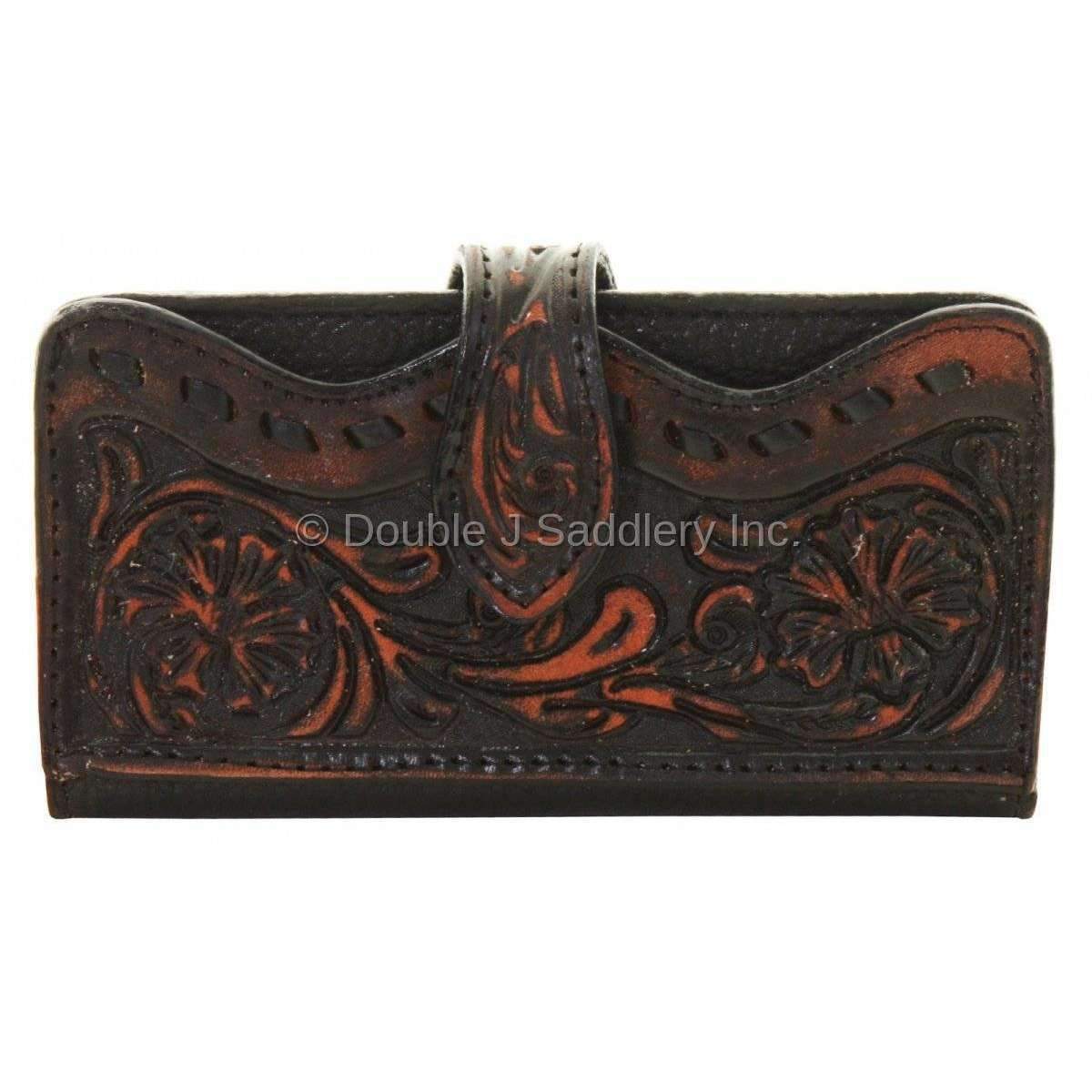 LW203 - Black Vintage Ladies Wallet - Double J Saddlery
