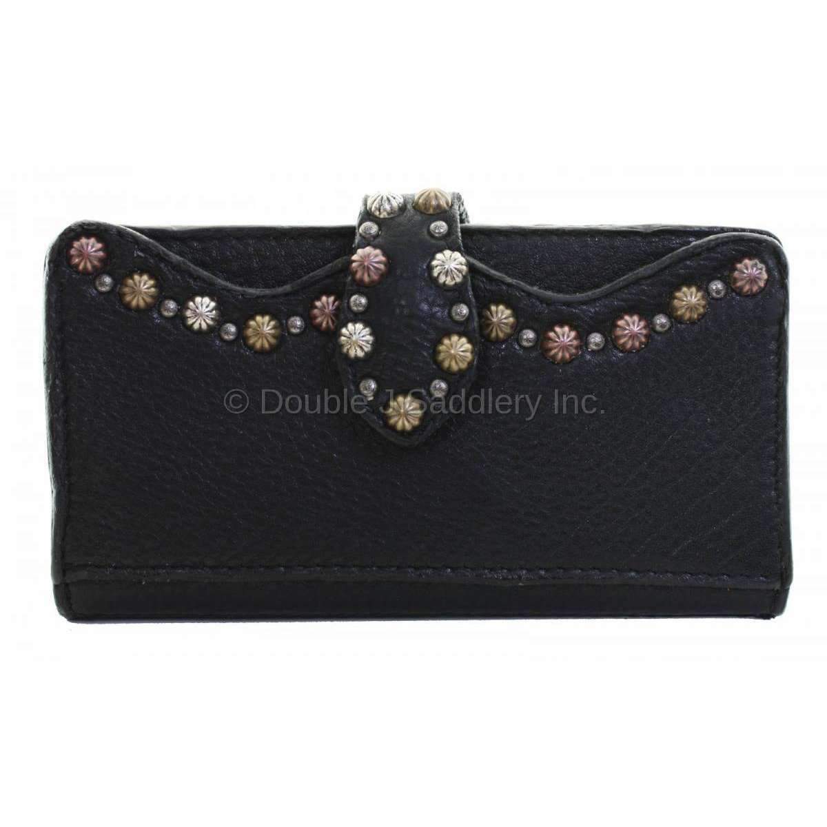 LW211 - Black Chap Ladies Wallet - Double J Saddlery