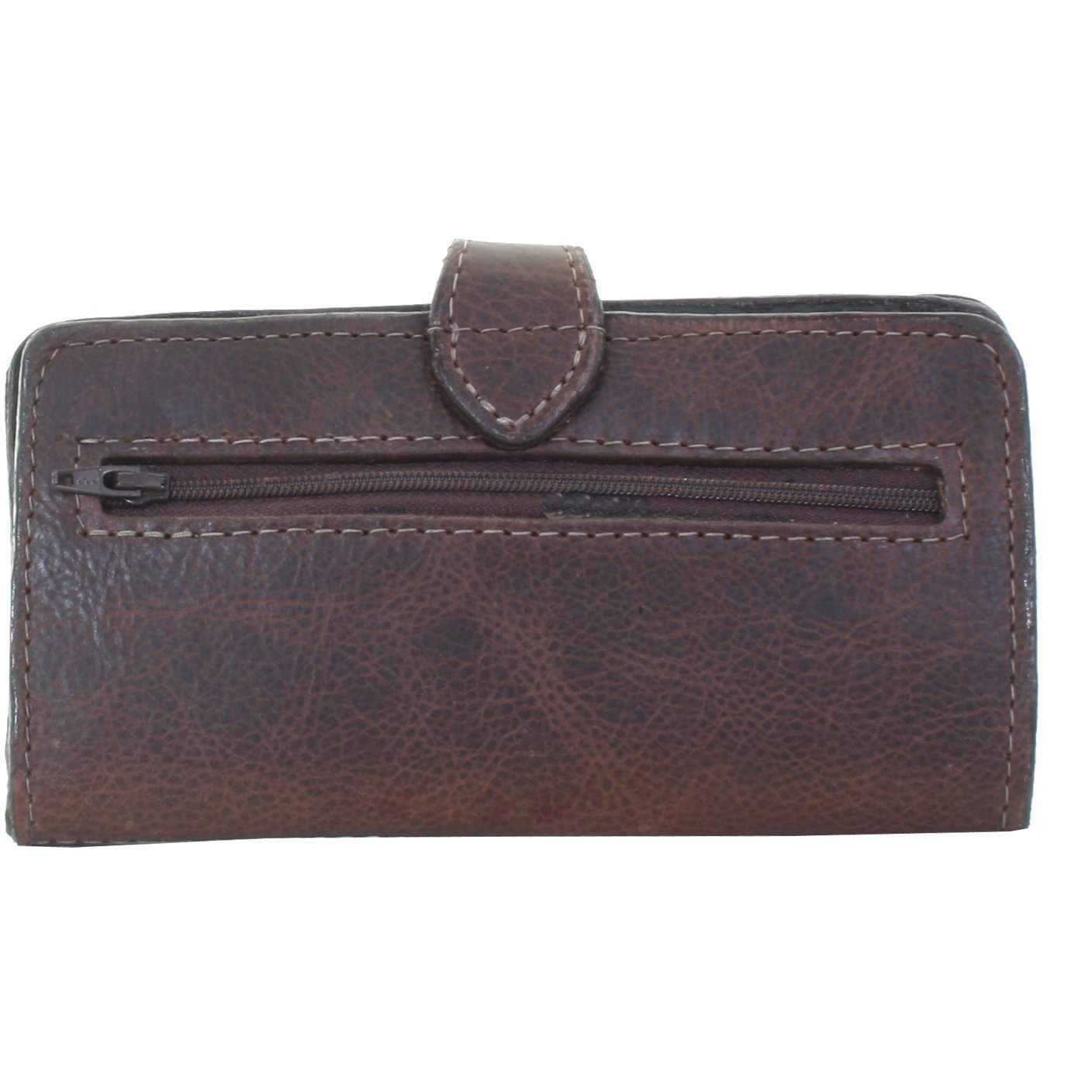 LW215 - Vintage Mint Crocodile Print Ladies Wallet - Double J Saddlery