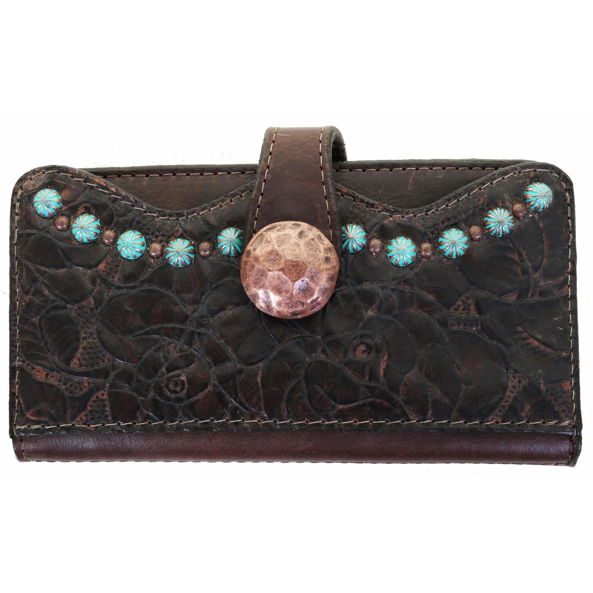 LW221 - Vintage Rose Ladies Wallet - Double J Saddlery