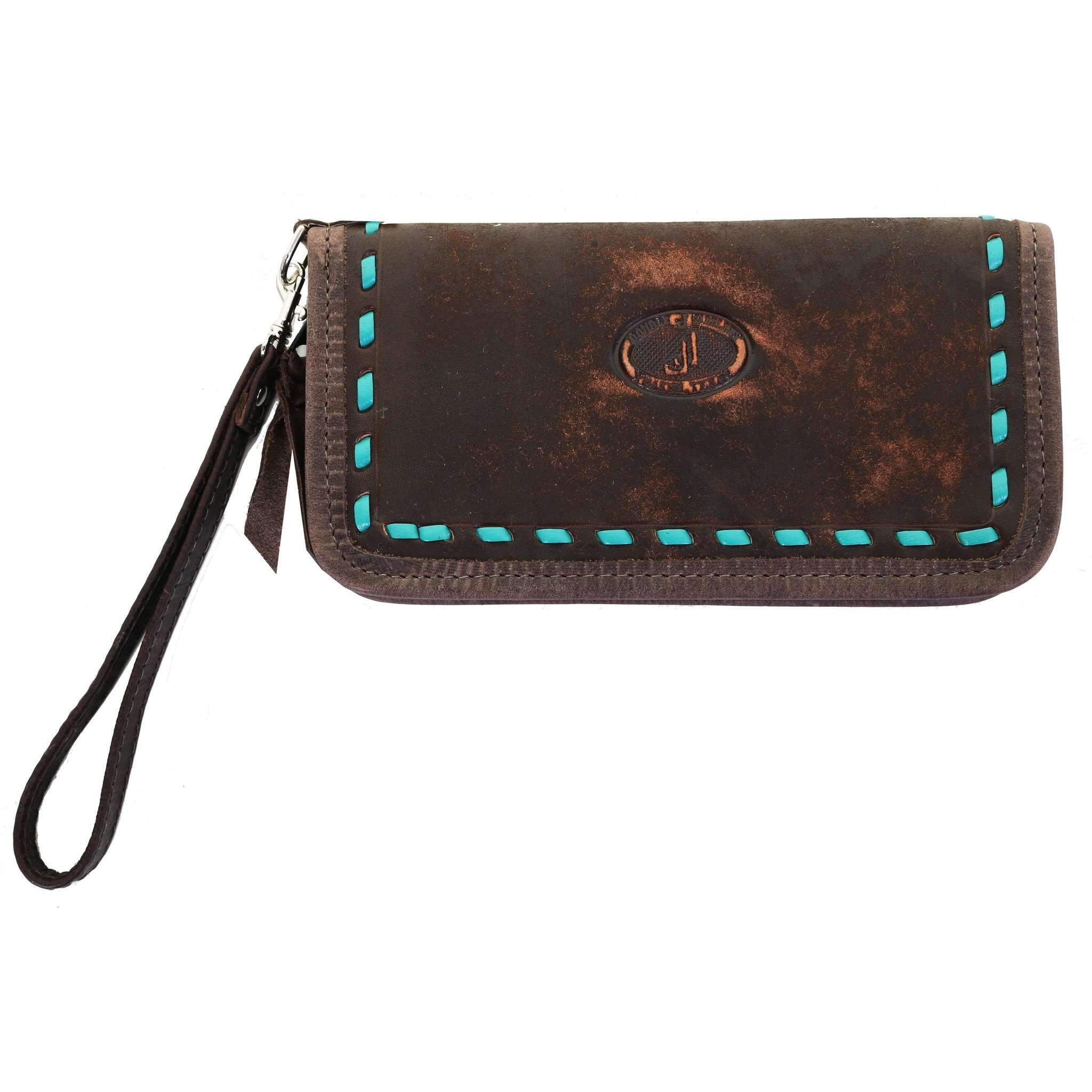 LZW04 - Southwest Arrowhead Ladies Zipper Wallet - Double J Saddlery