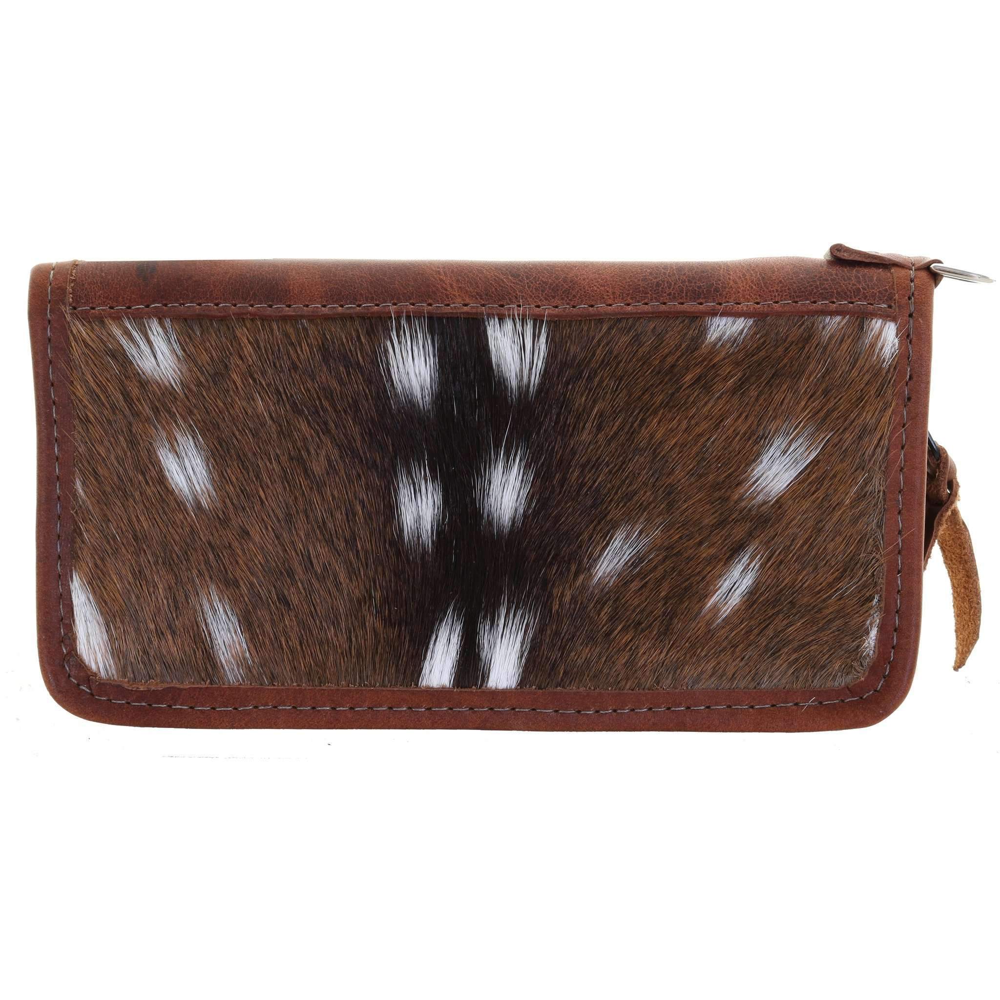 LZW06 - Axis Hair Ladies Zipper Wallet - Double J Saddlery