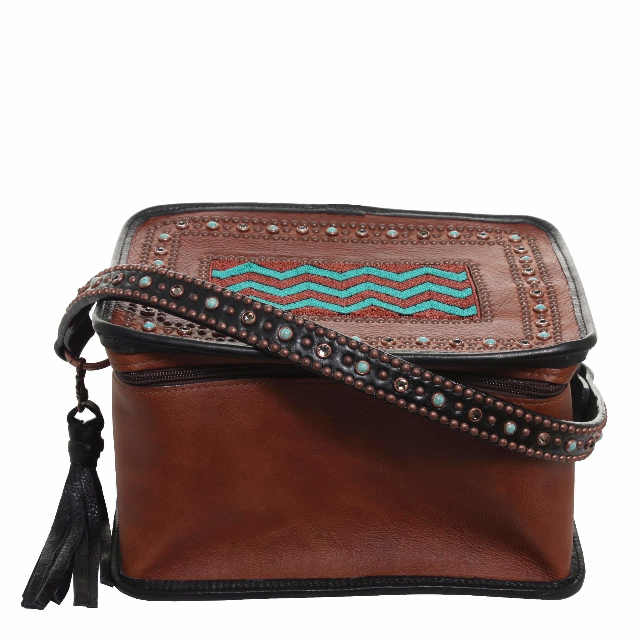 MB19 - Brandy Pull-Up Makeup Tote - Double J Saddlery