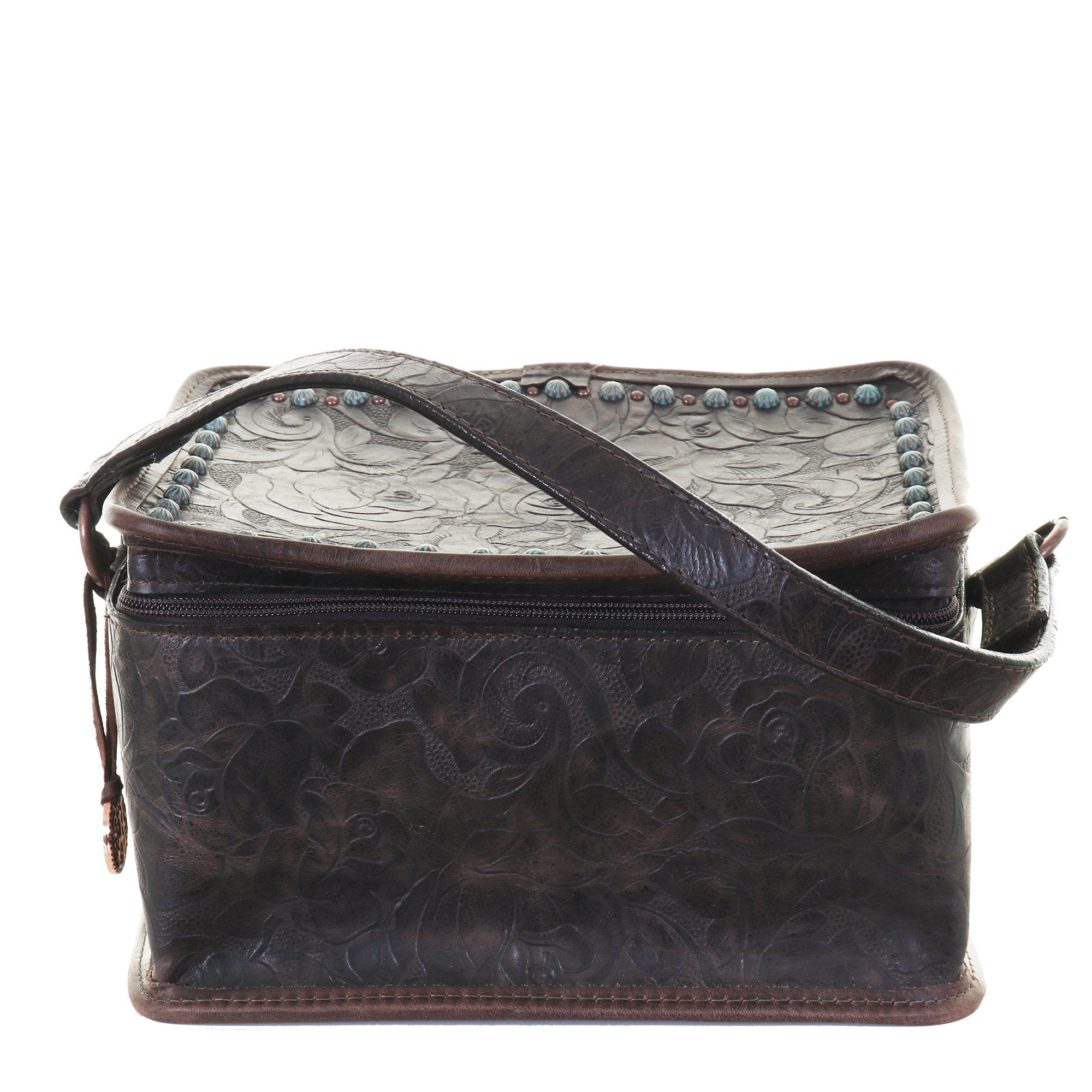 MB46 - Vintage Rose Print Makeup Tote - Double J Saddlery