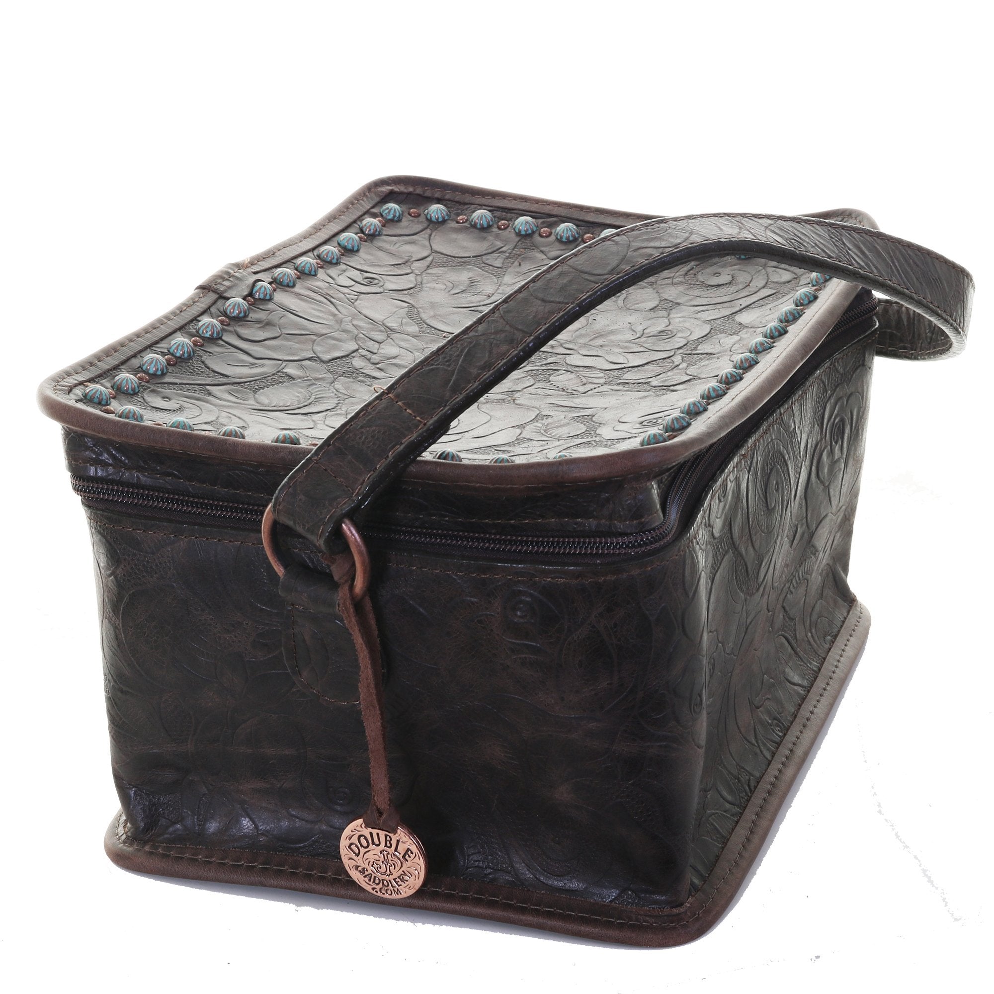 MB46 - Vintage Rose Print Makeup Tote - Double J Saddlery