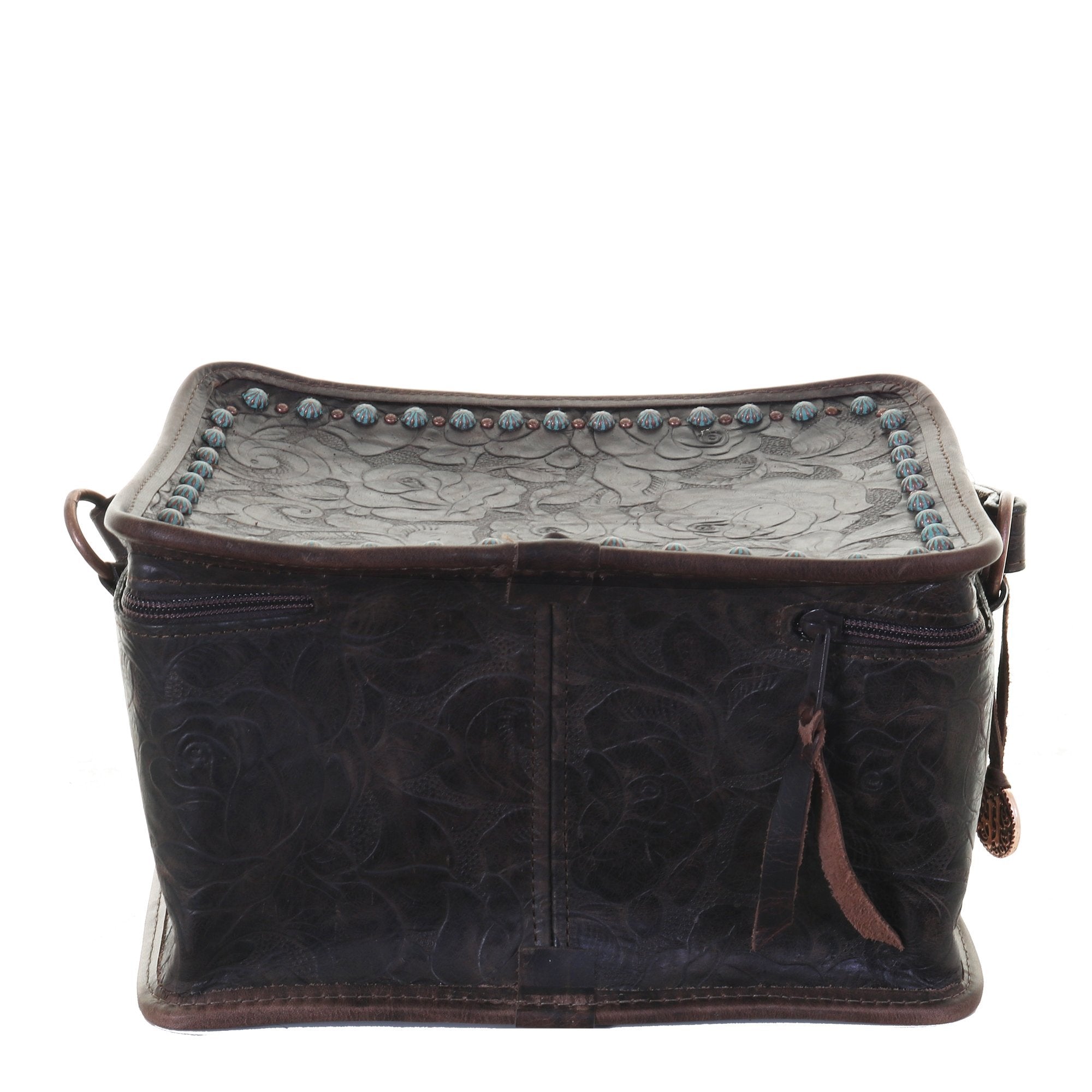 MB46 - Vintage Rose Print Makeup Tote - Double J Saddlery