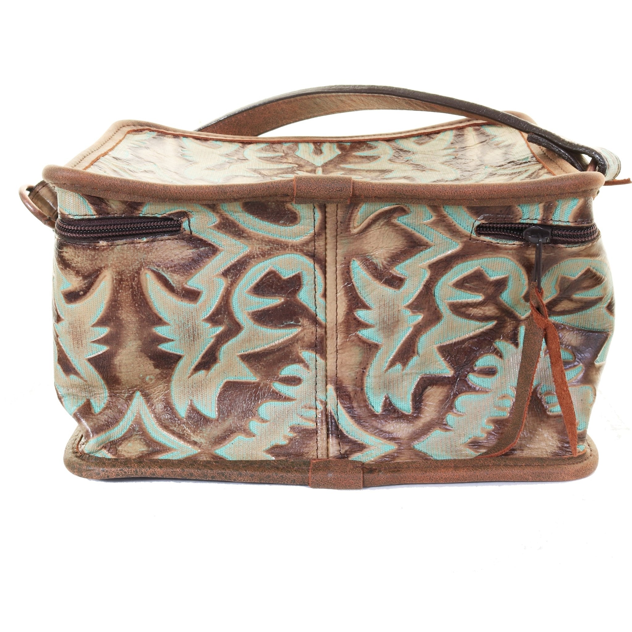 MB53 - Laredo Burnt Turquoise Make Up Bag - Double J Saddlery