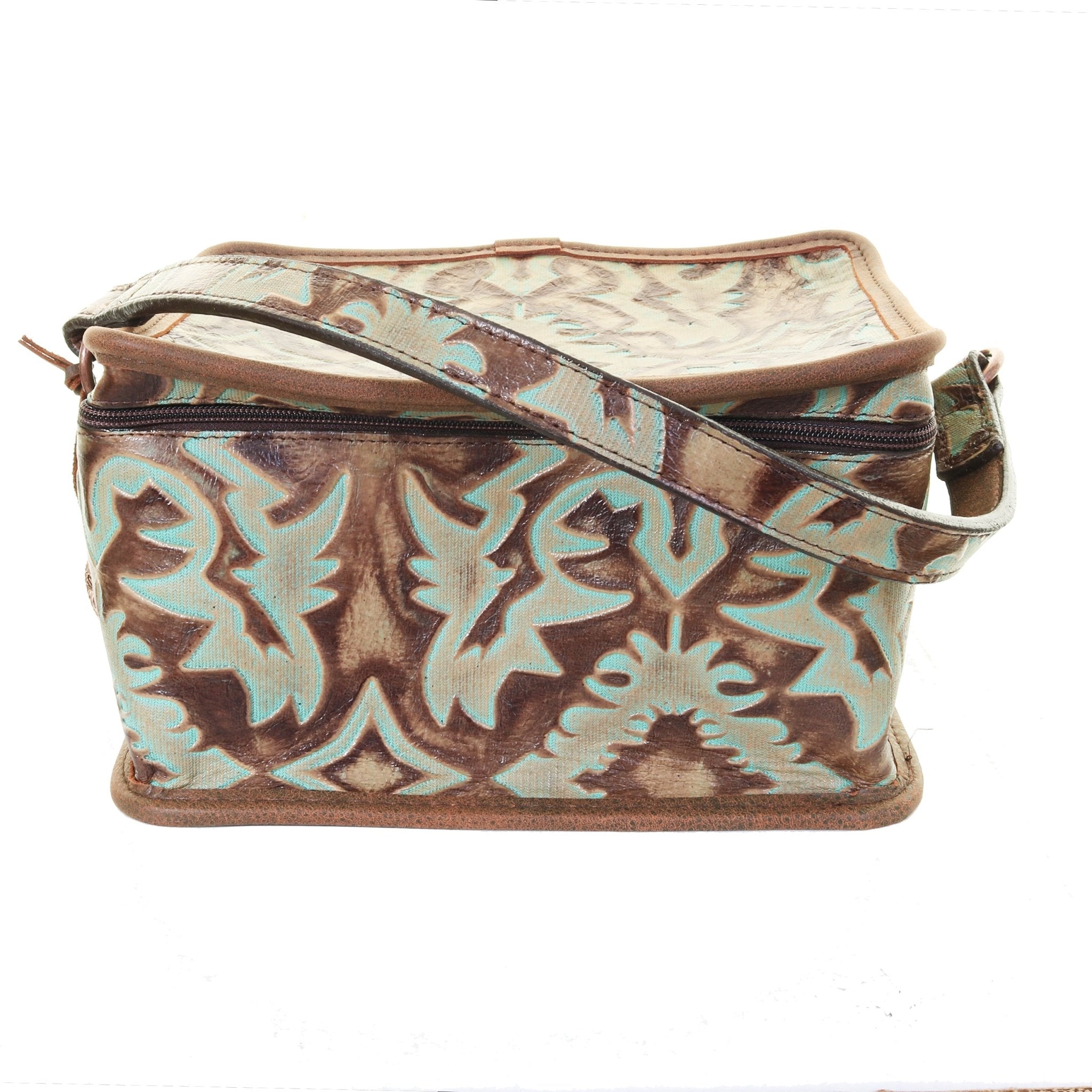 MB53 - Laredo Burnt Turquoise Make Up Bag - Double J Saddlery