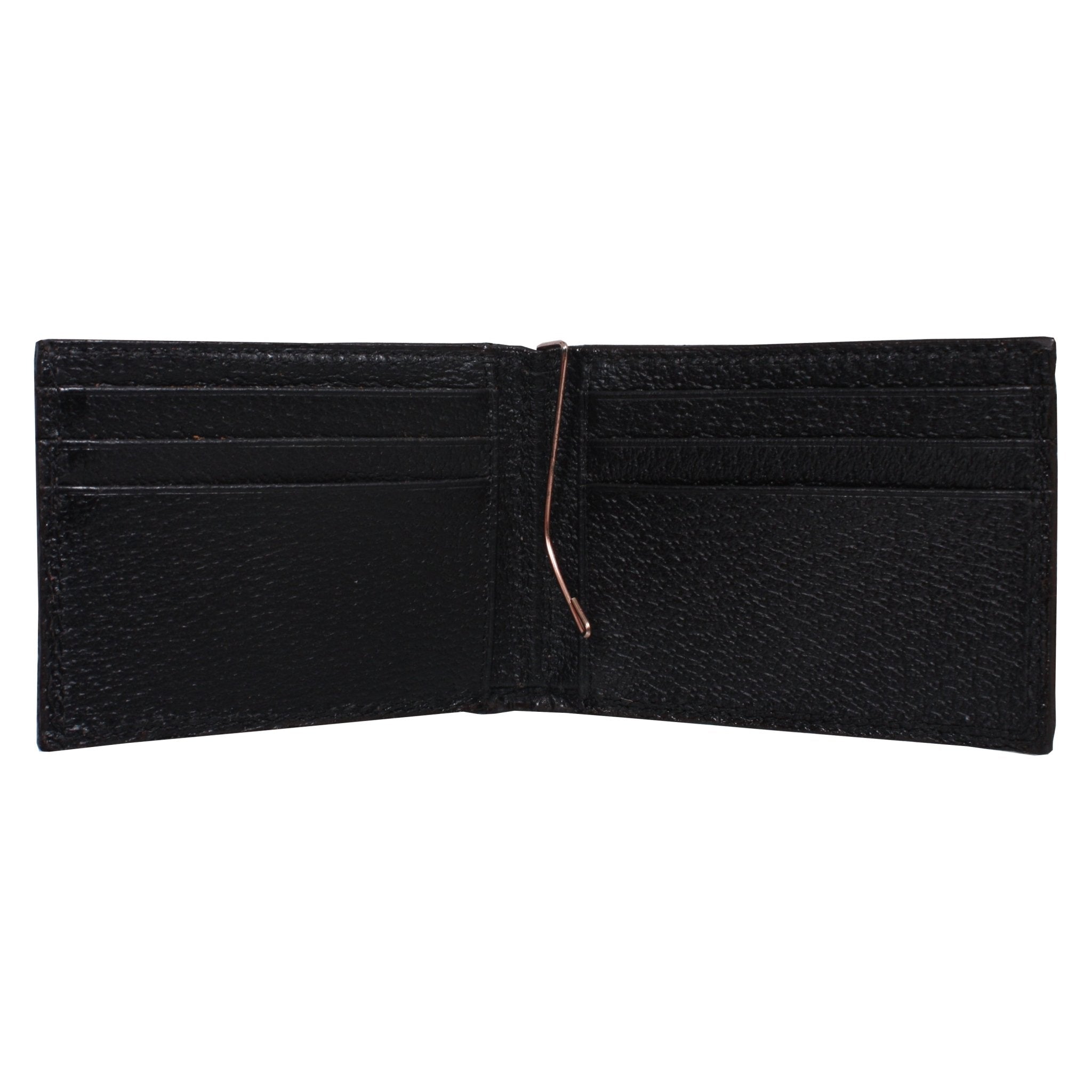 MC135 - Silver Cape Genuine Bison Money Clip - Double J Saddlery