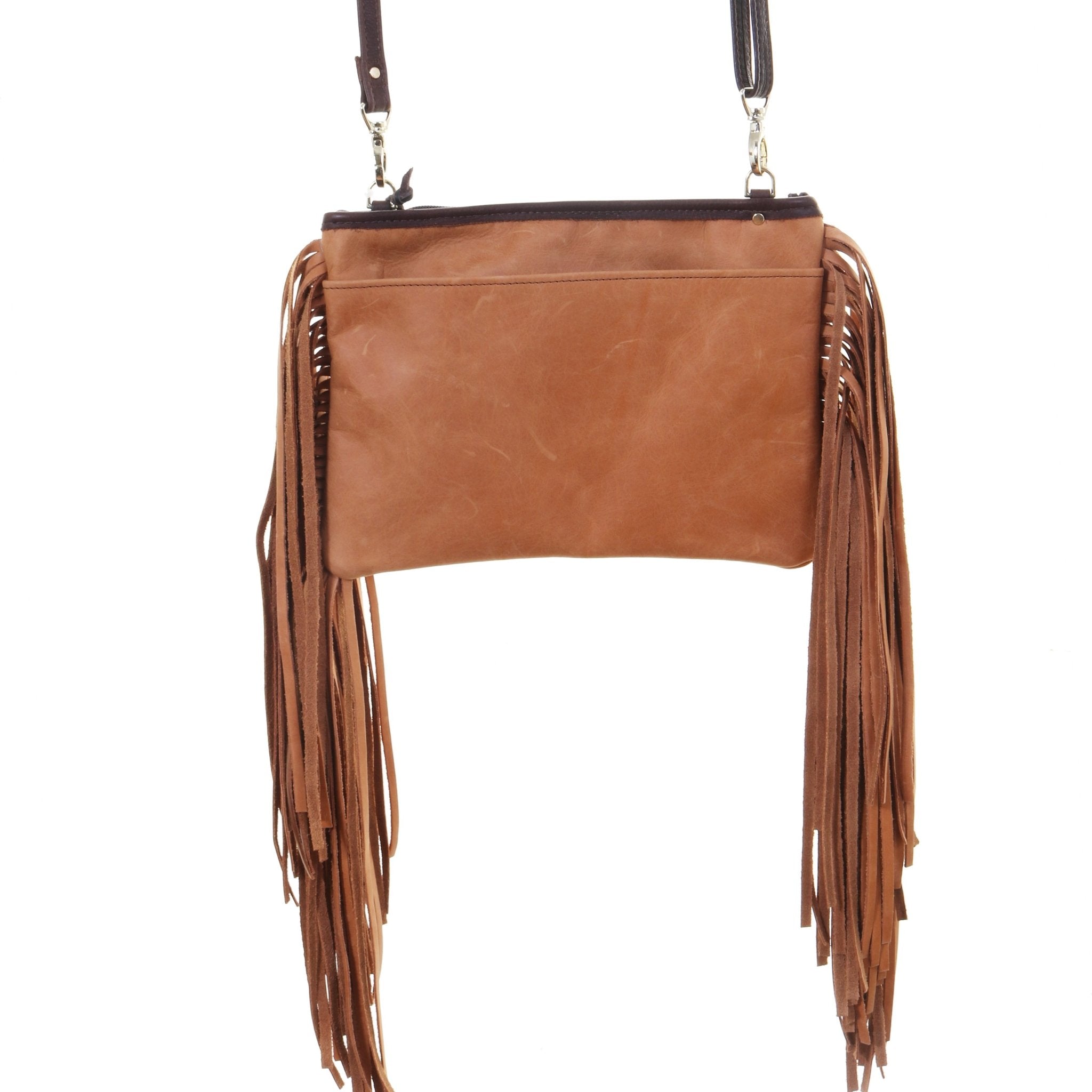 MDC14 - Buckskin V Design Medium Clutch - Double J Saddlery